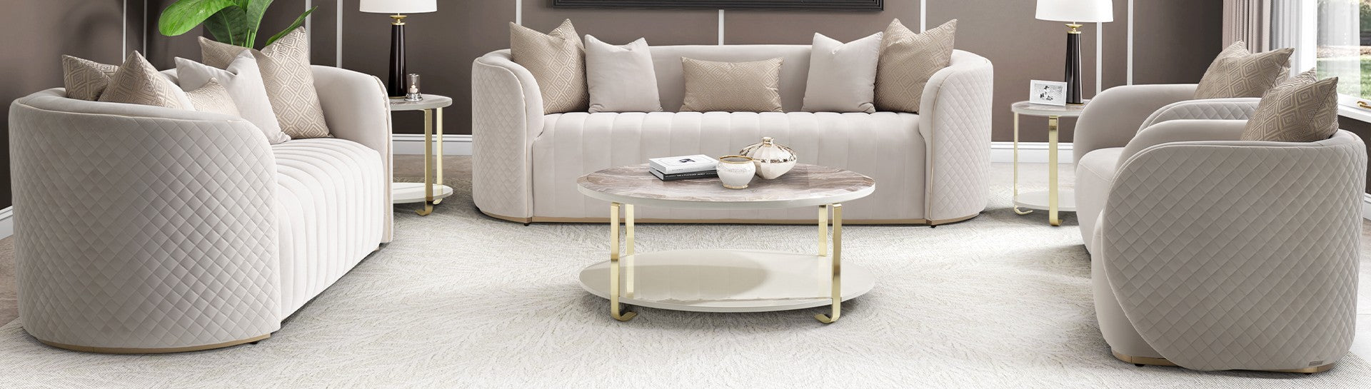 Elegant Living Room Setting