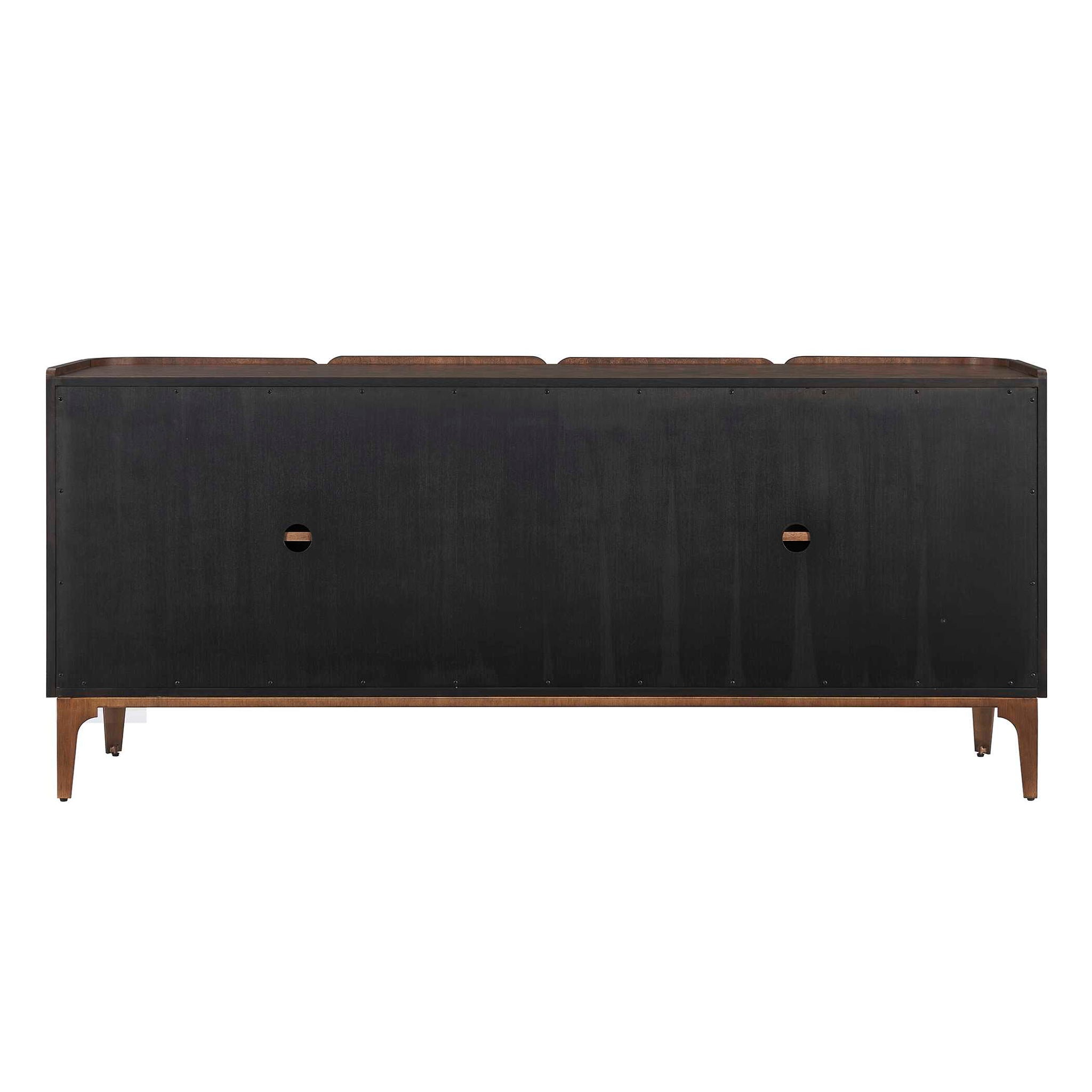 Melbourne - Mappa Burl 4 Door Cabinet - Woodtone