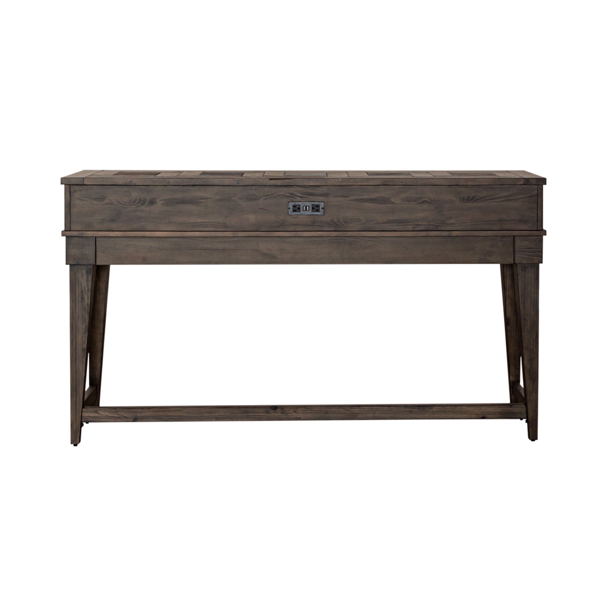 Arrowcreek - Console Bar Table - Weathered Stone