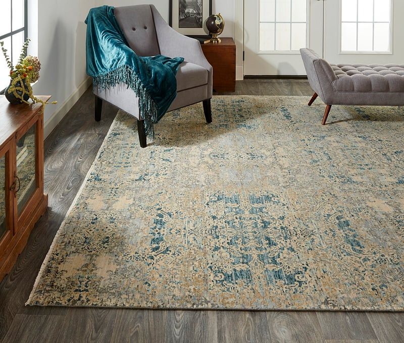 ELANOR Collection - 6481F Blue/Multi