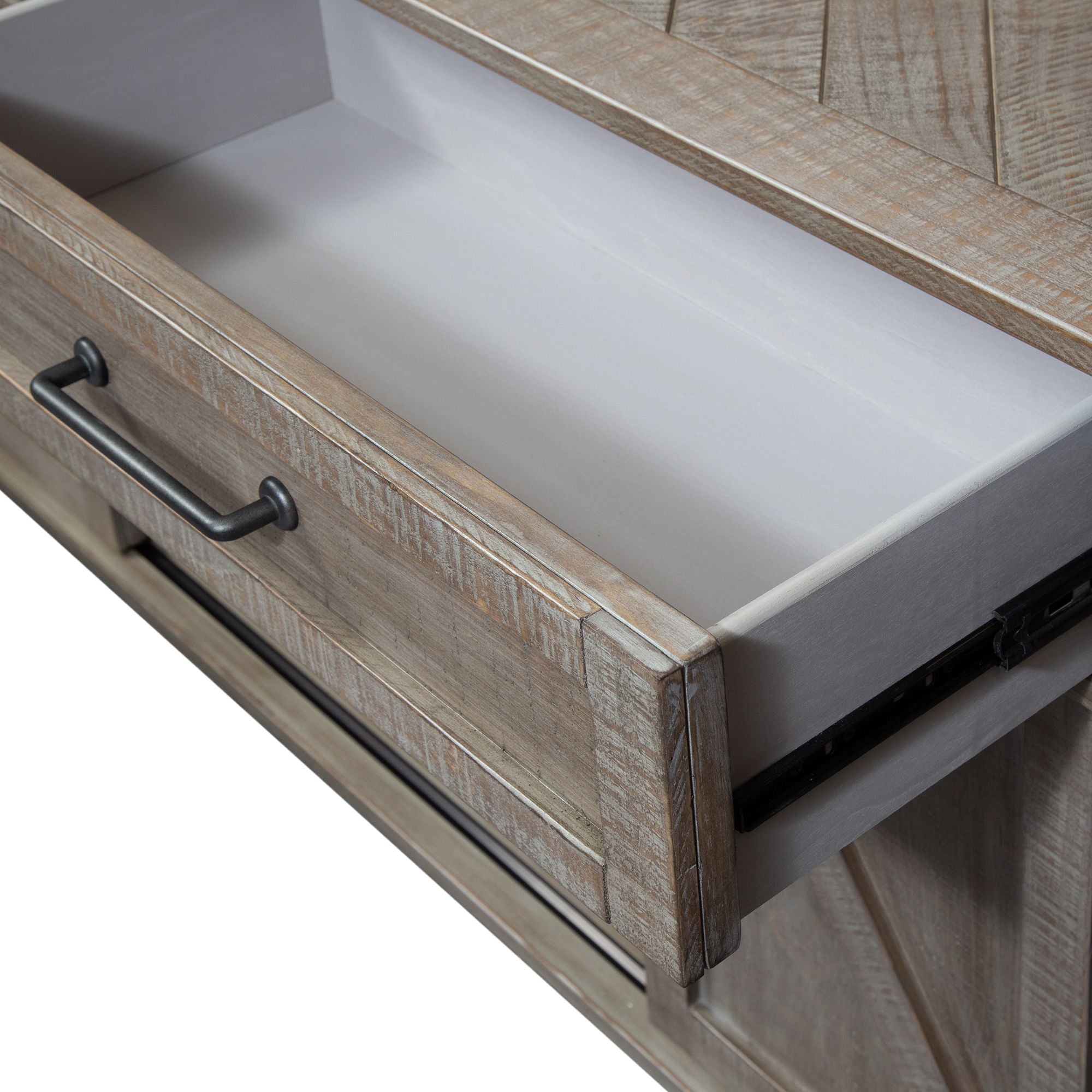 Parkland Falls - Sofa Table - Weathered Taupe