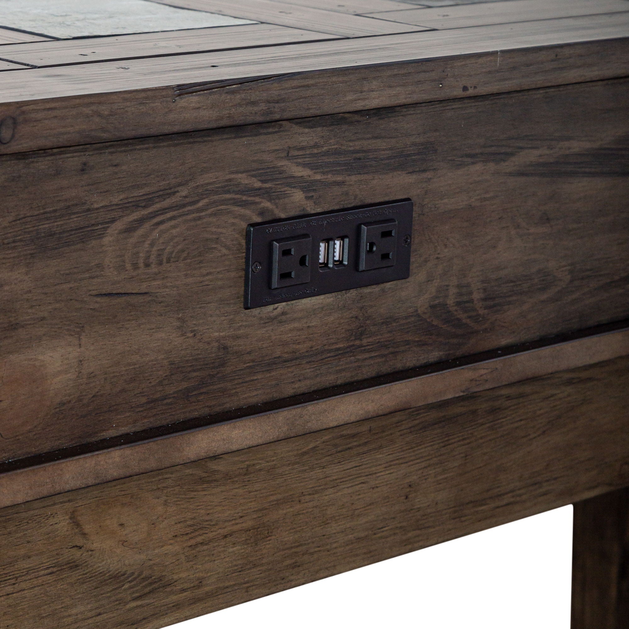 Arrowcreek - Console Bar Table - Weathered Stone