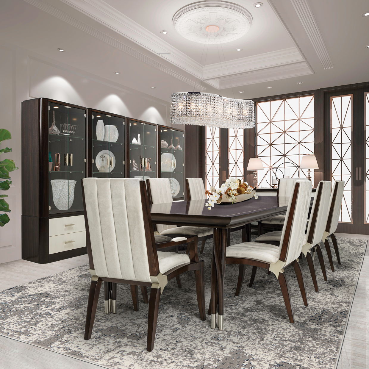Paris Chic - Dining Side Chair - Espresso Brown