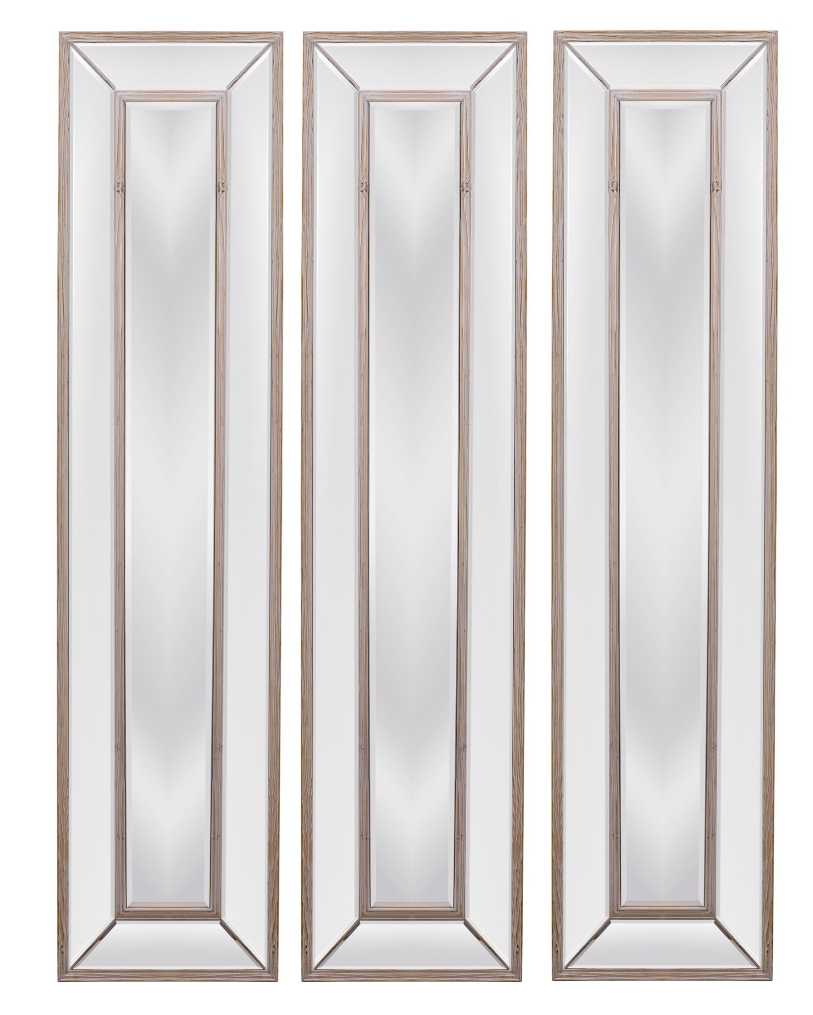 Pompano - Floor Mirror - Light Brown