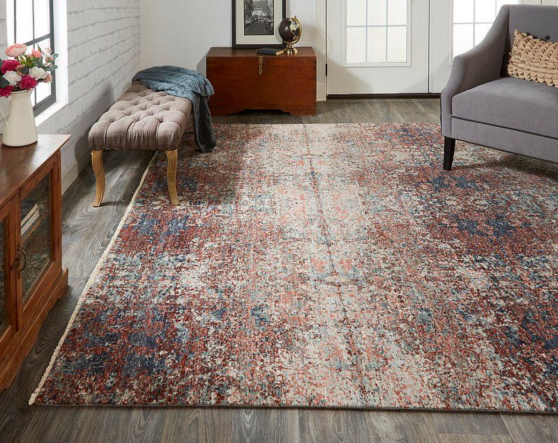 ELANOR Collection - 6482F Red/Multi