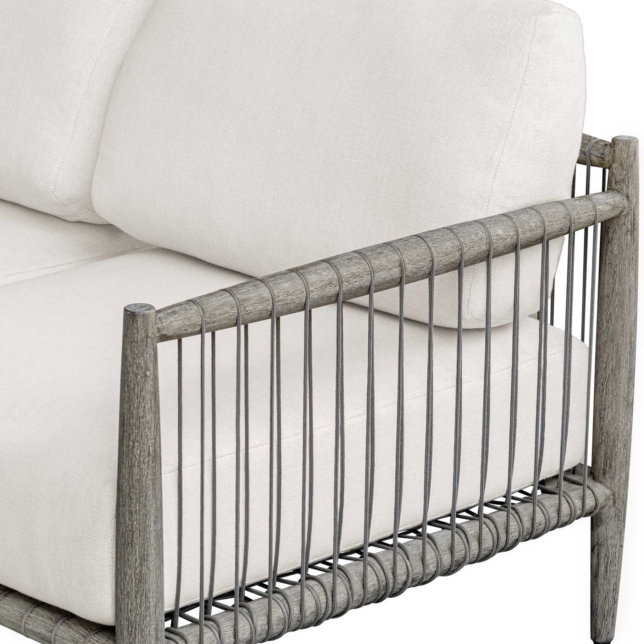 Borneo - Outdoor Sofa - Brown / Oyster White