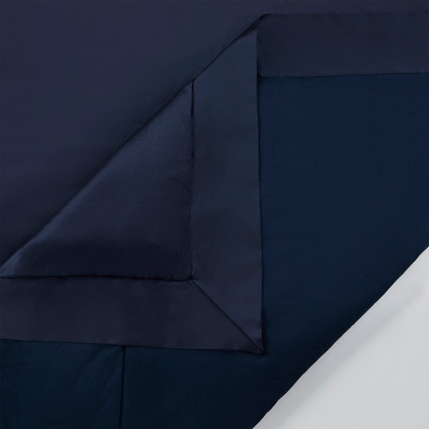 High Shine Satin - King Duvet Cover Set (Set of 3) - Navy