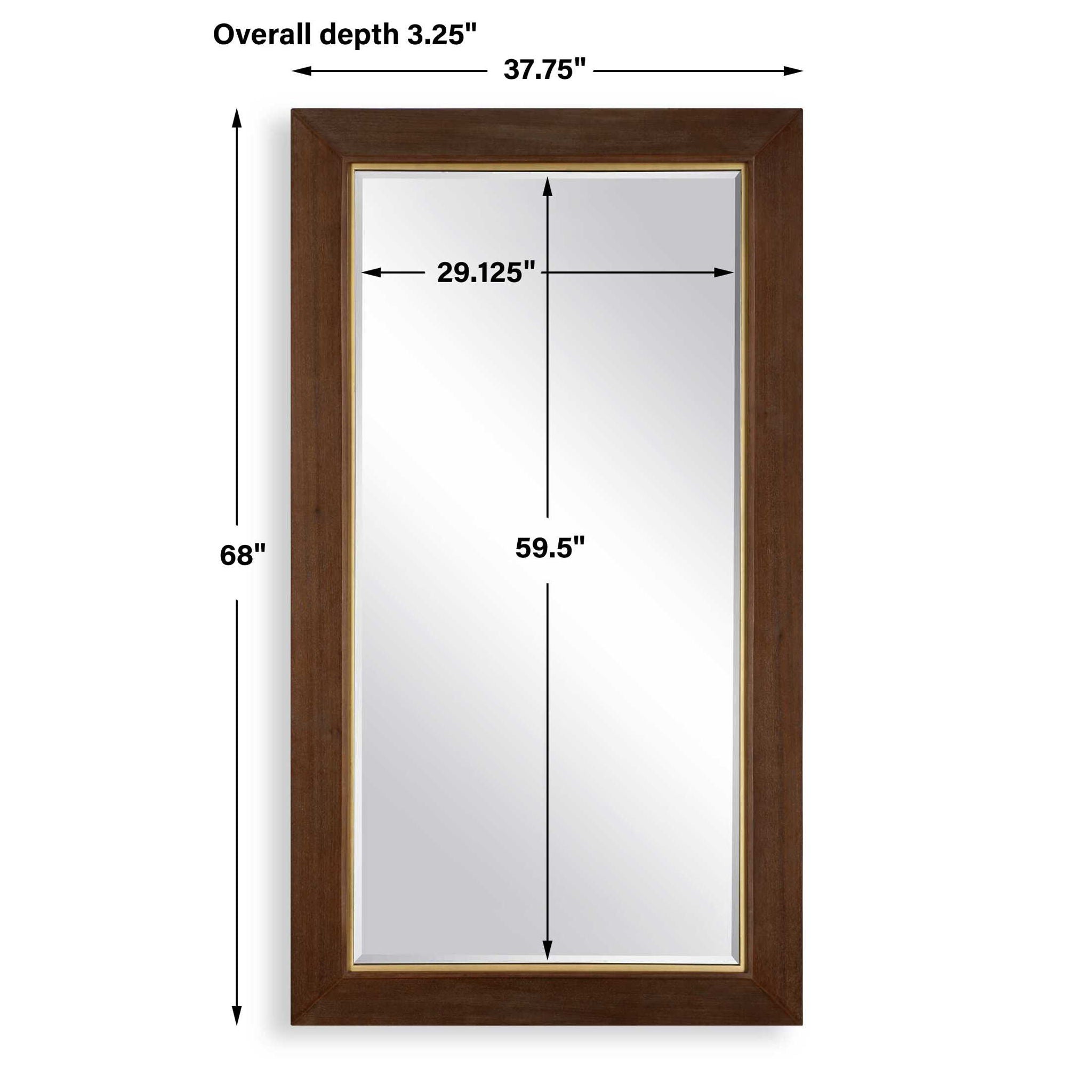 Matheson - Rectangular Mirror - Walnut