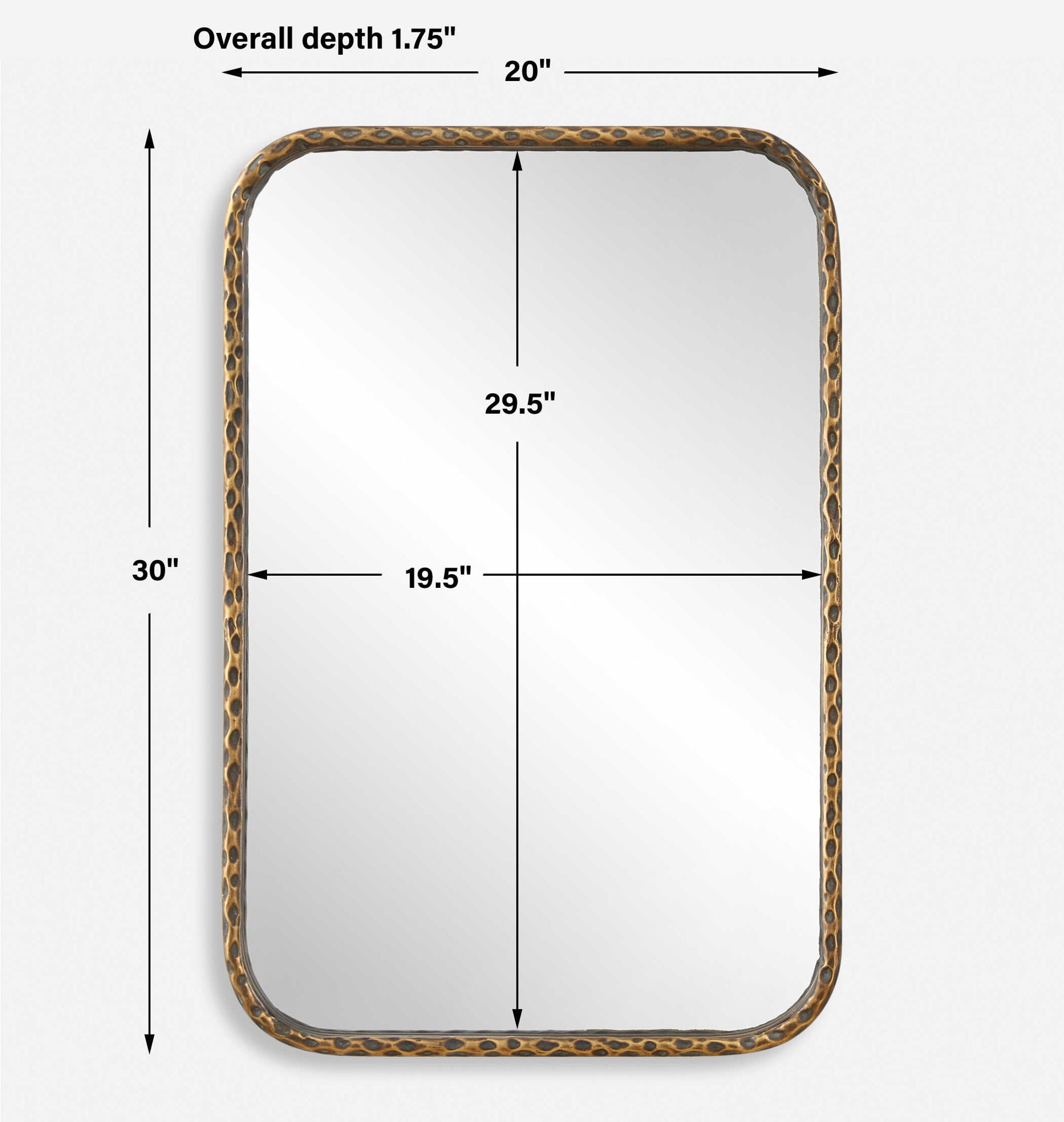 A Little Knotty - Bronze Vanity Mirror