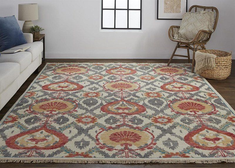 BEALL Collection - 6712F Gray/Brown