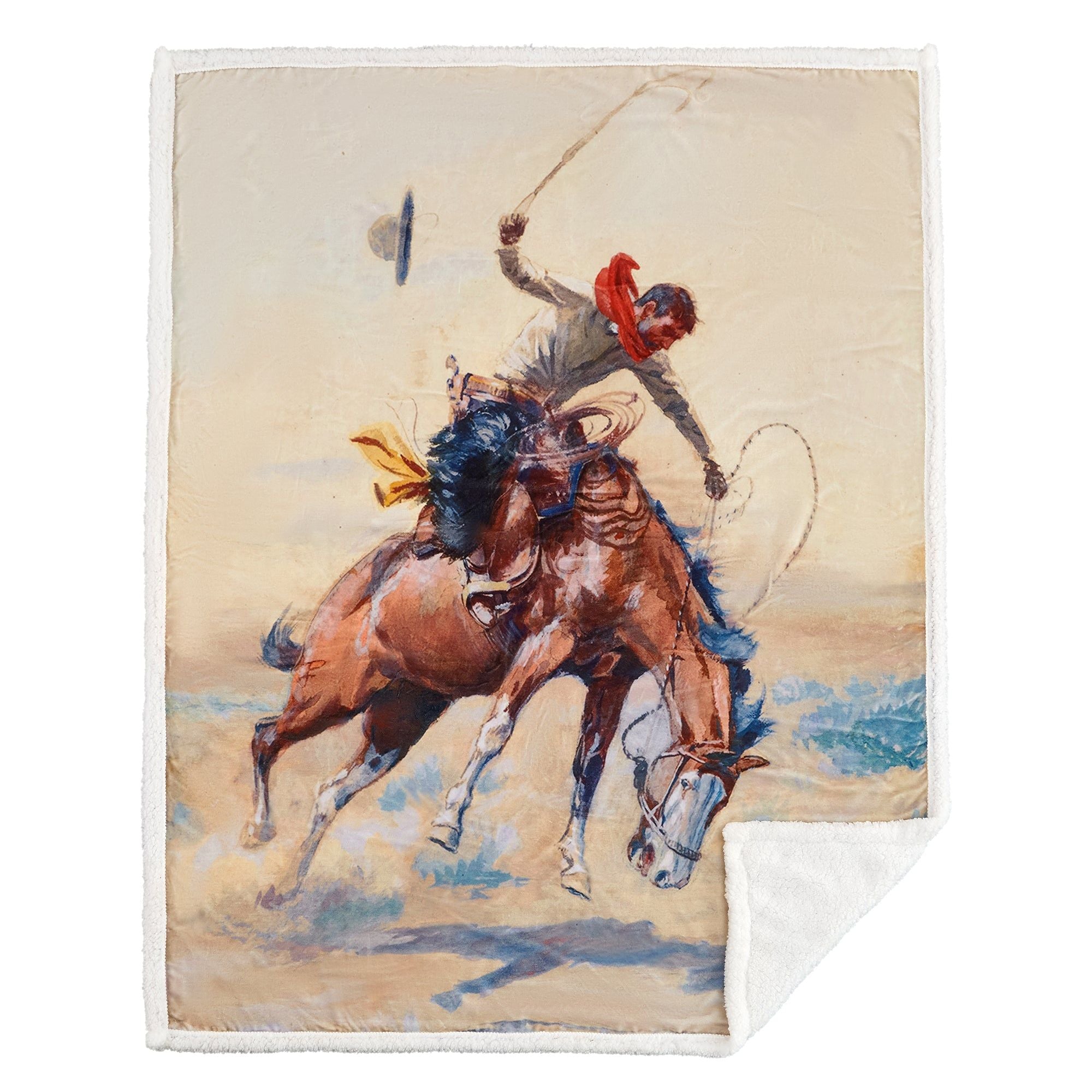 Campfire - Buster Campfire Sherpa Throw 6 Per Carton - Multi Color