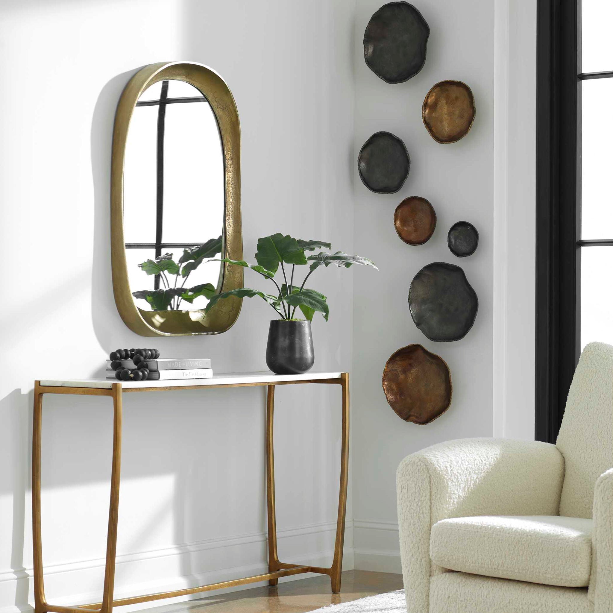 Lucky Coins - Wall Bowls (Set of 4)