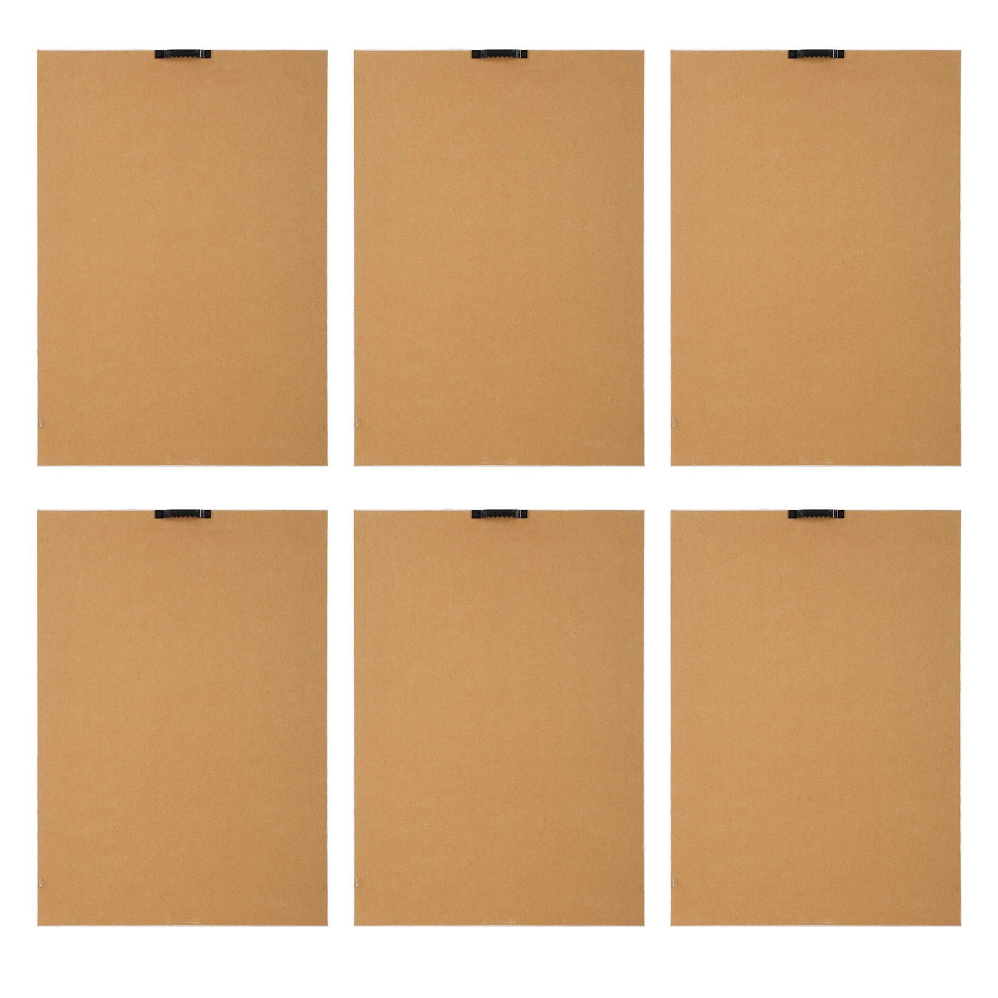 Wild Flourish - Framed Floral Prints (Set of 6) - Light Brown