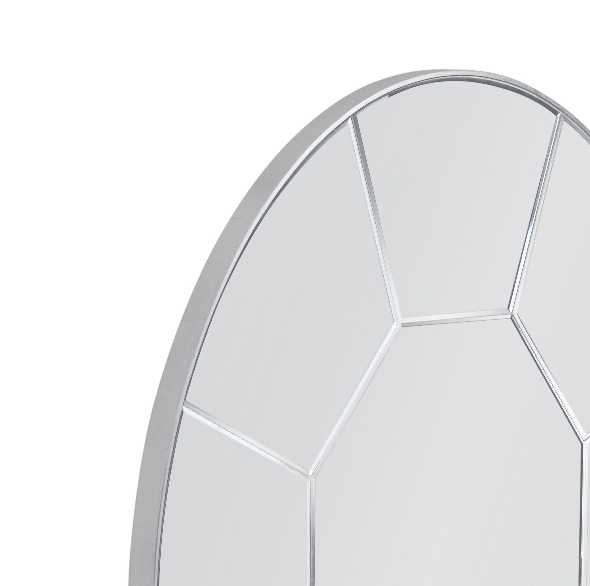 Facet - Wall Mirror - Silver