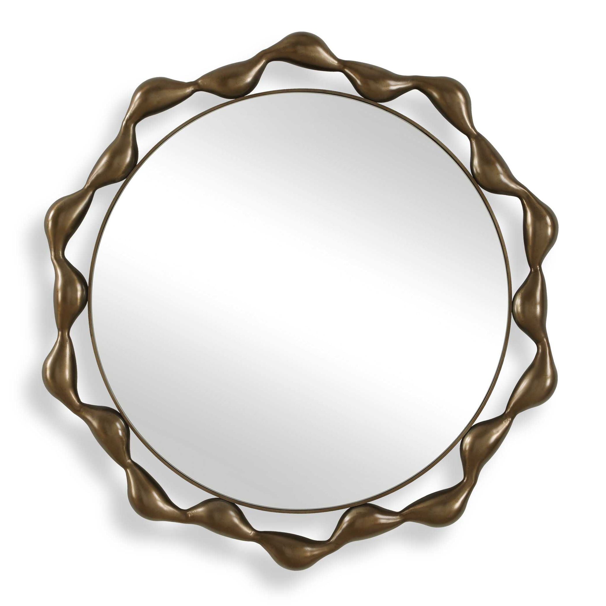 Remolino - Round Mirror - Bronze