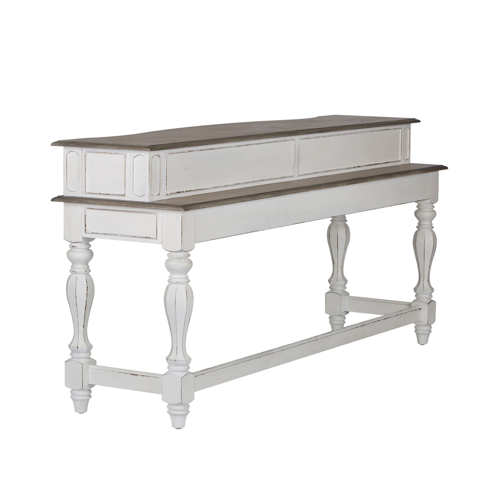 Magnolia Manor - Console Bar Table - Antique White