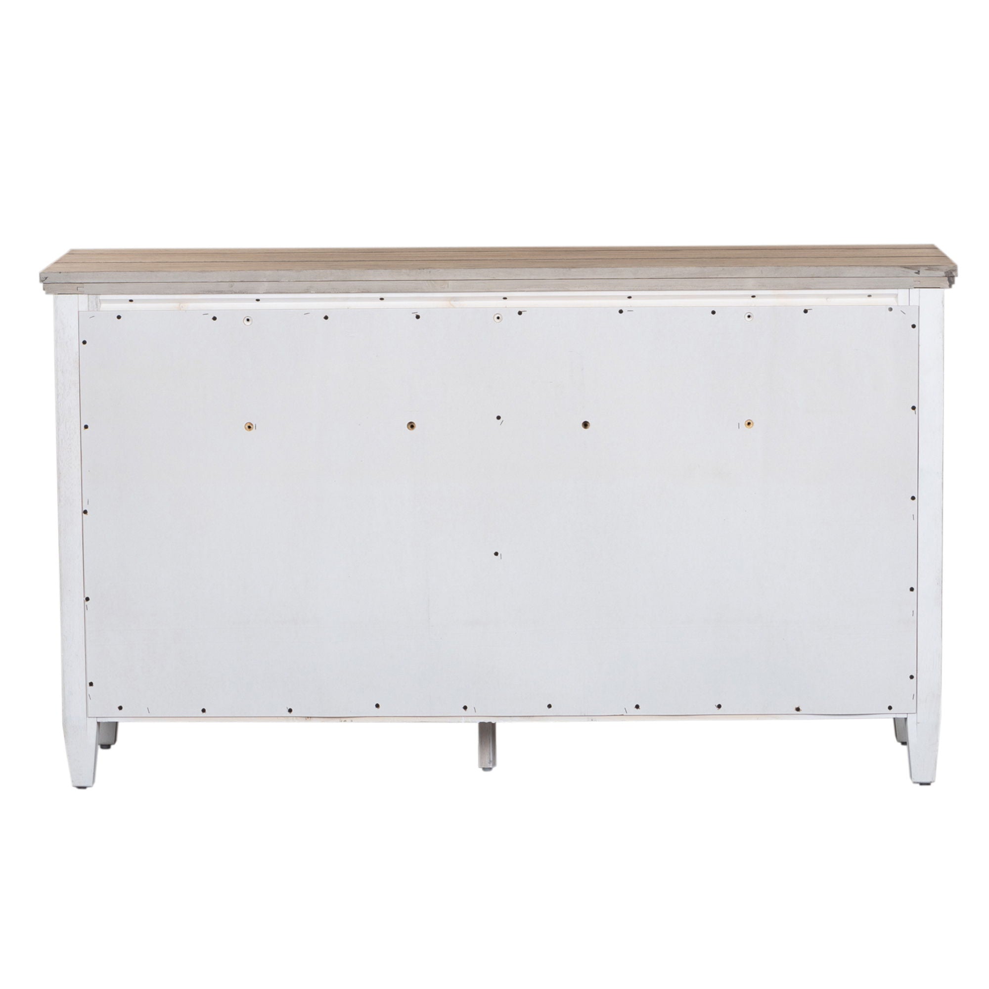 Heartland - 9 Drawer Dresser - Antique White / Tobacco Tops