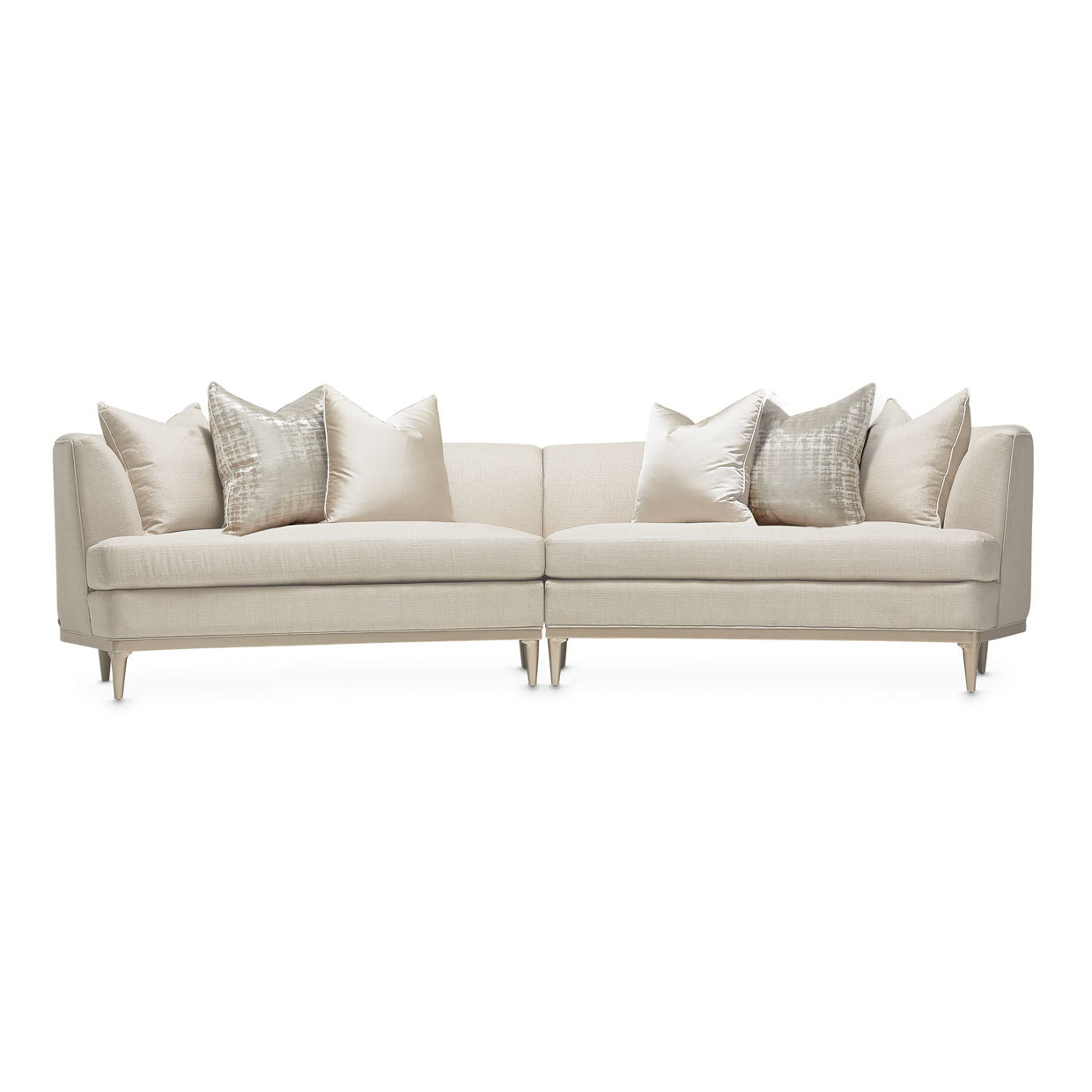 Malibu Crest - 2-Piece Sofa - Pearl / Chardonnay