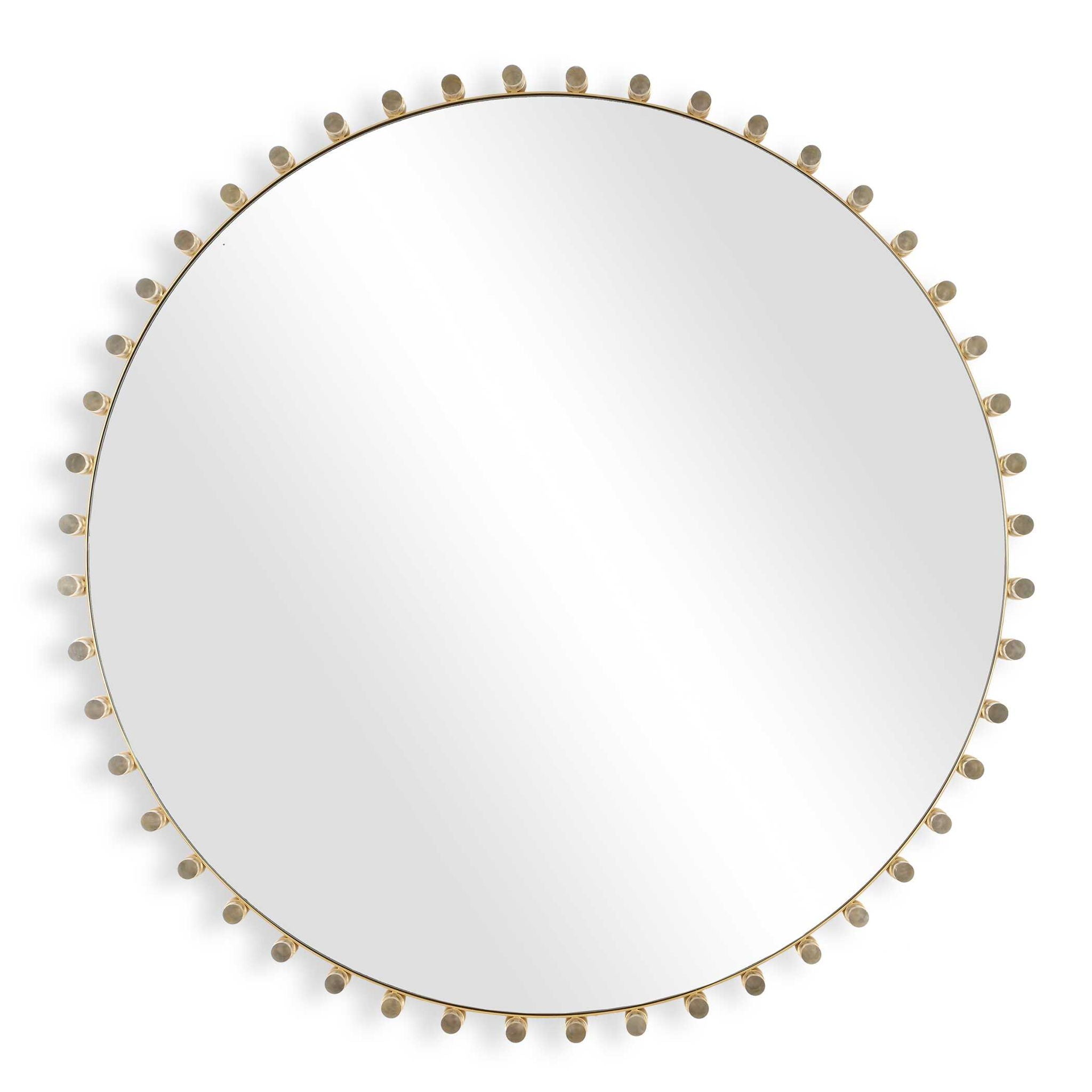 Avelyne - Round Mirror - Gold