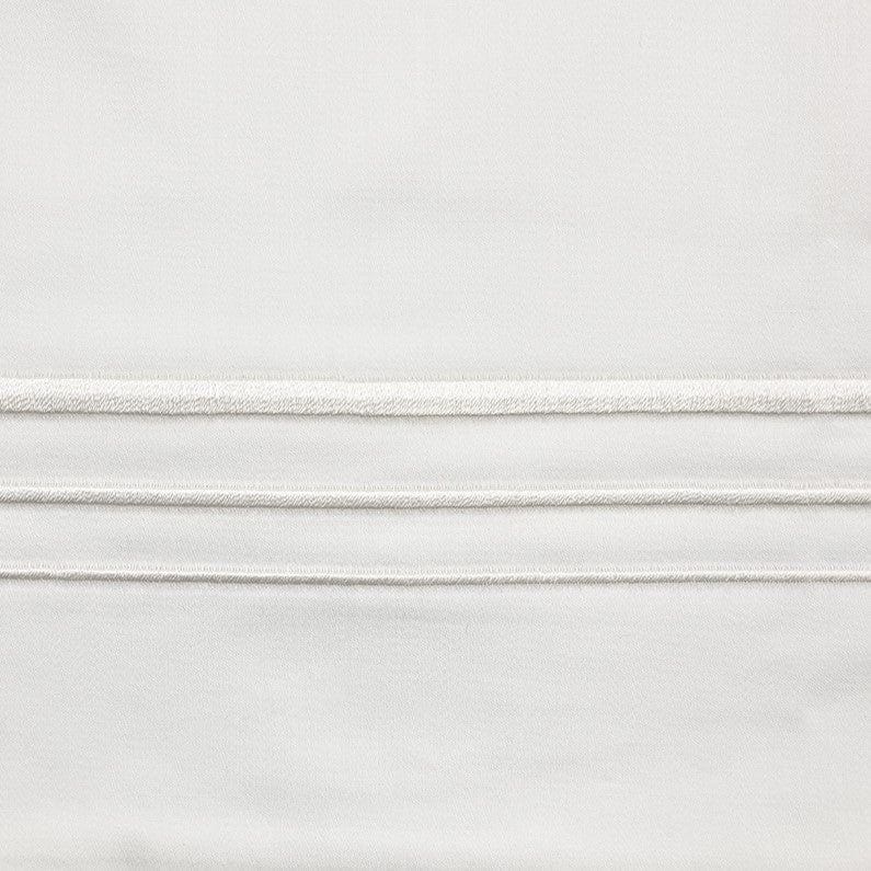 Border Embroidery - Queen Sheet Set (Set of 4) - White