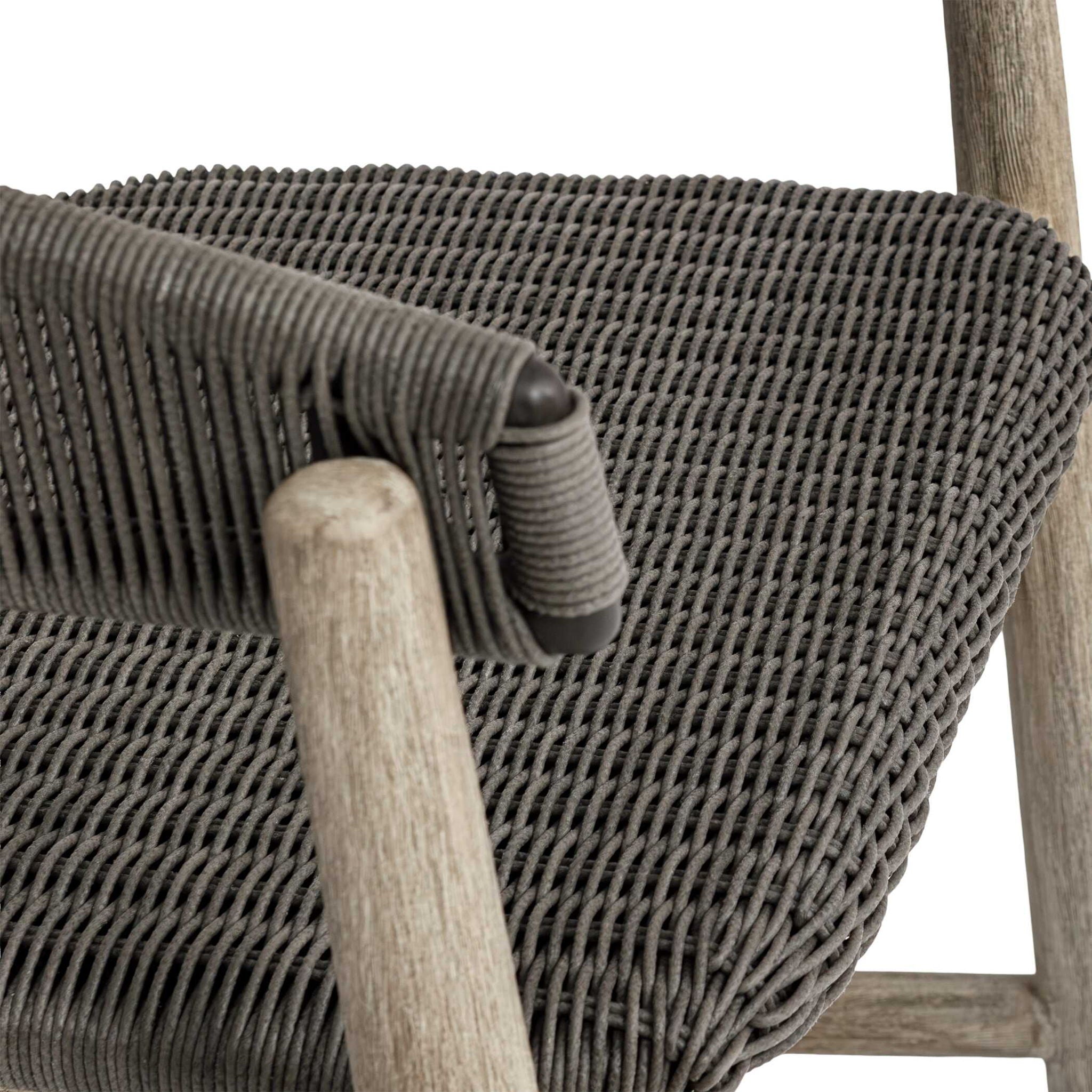 Dermott - Outdoor Bar Stool - Brown / Dark Gray