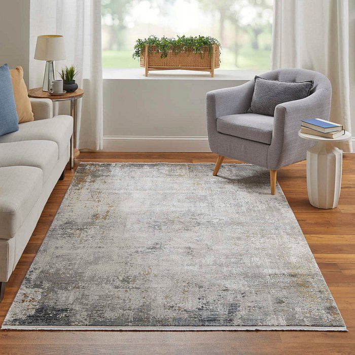 CADIZ Collection - 3892F Light Gray/Ivory