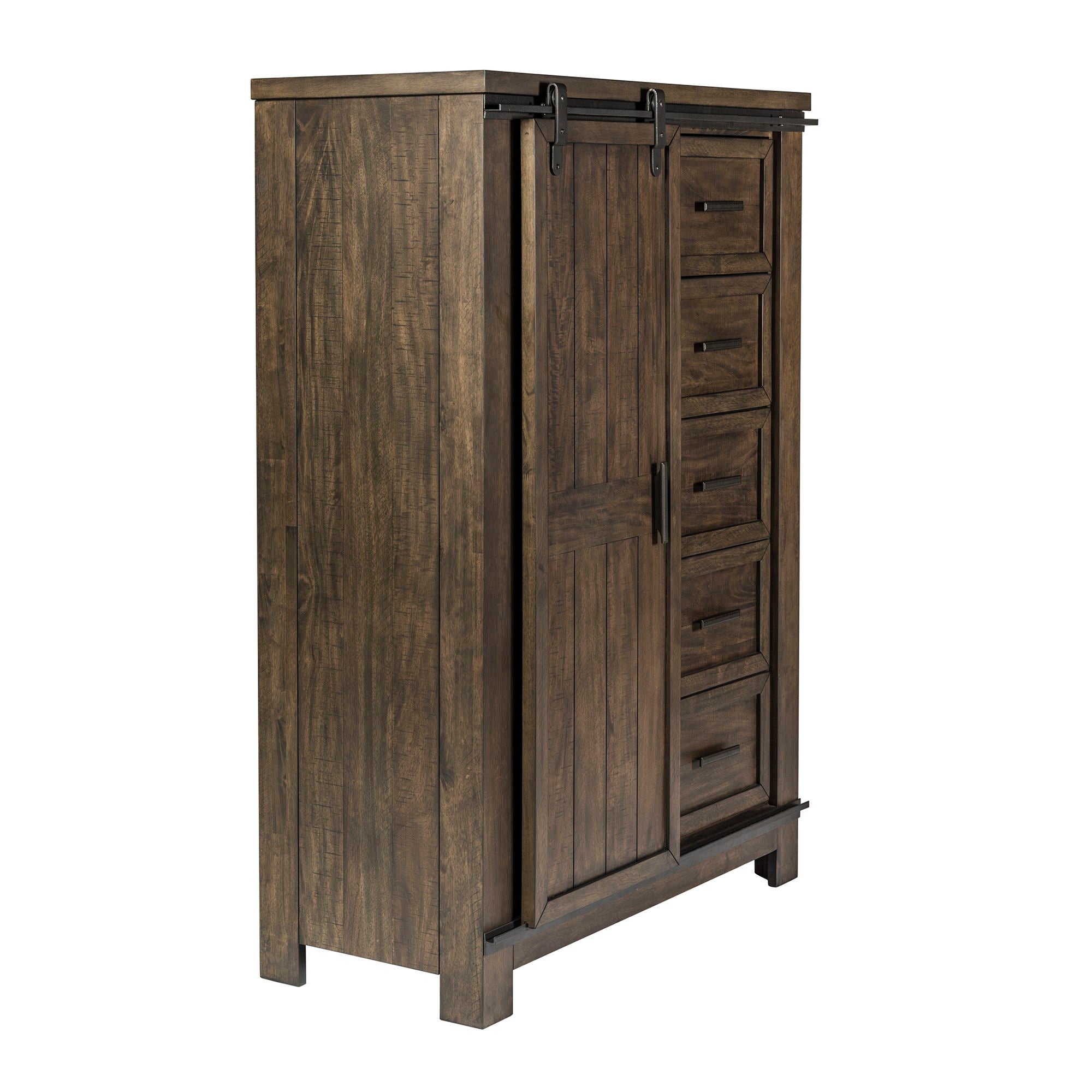 Thornwood Hills - Sliding Door Chest - Rock Beaten Brown