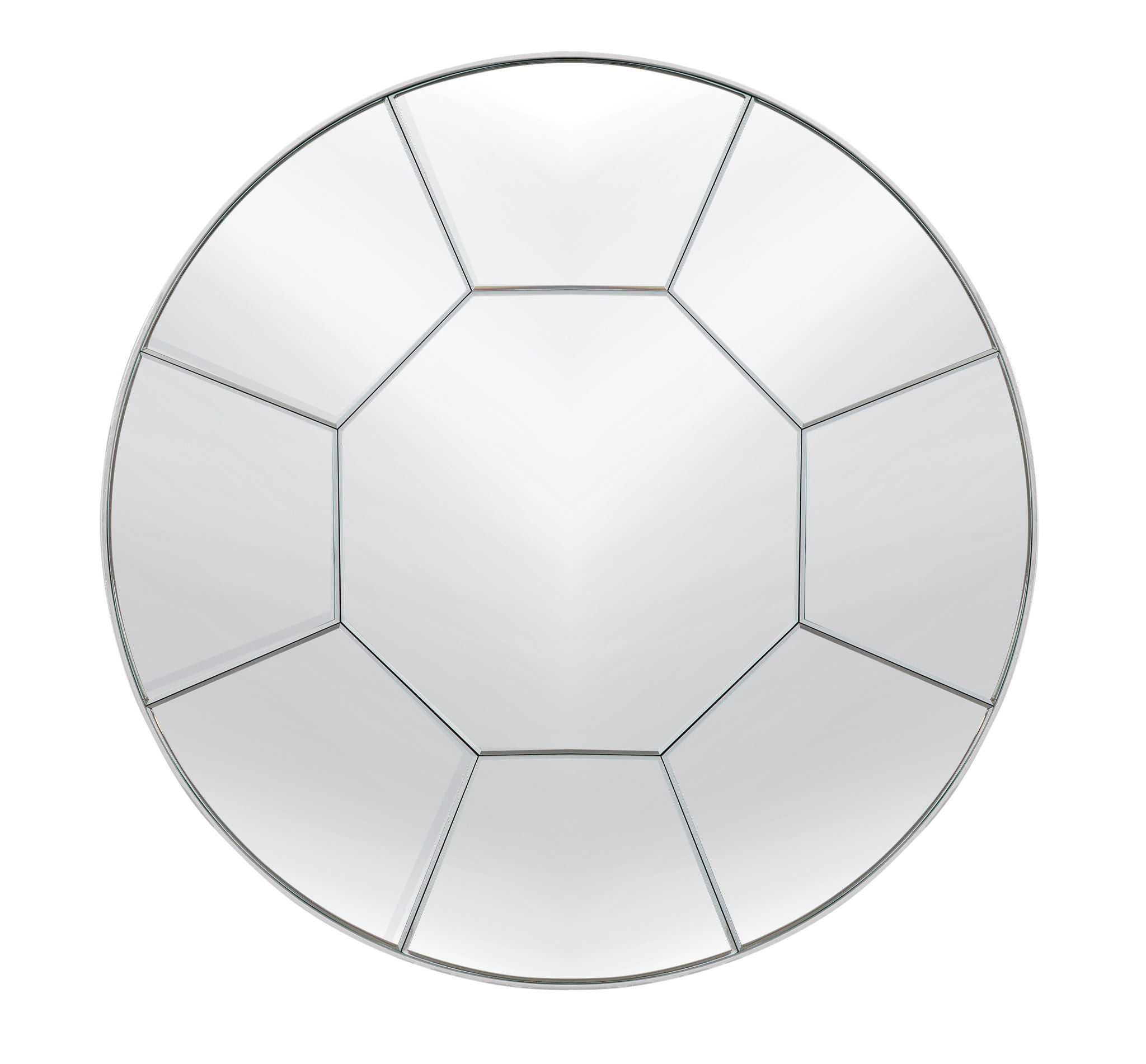 Facet - Wall Mirror - Silver