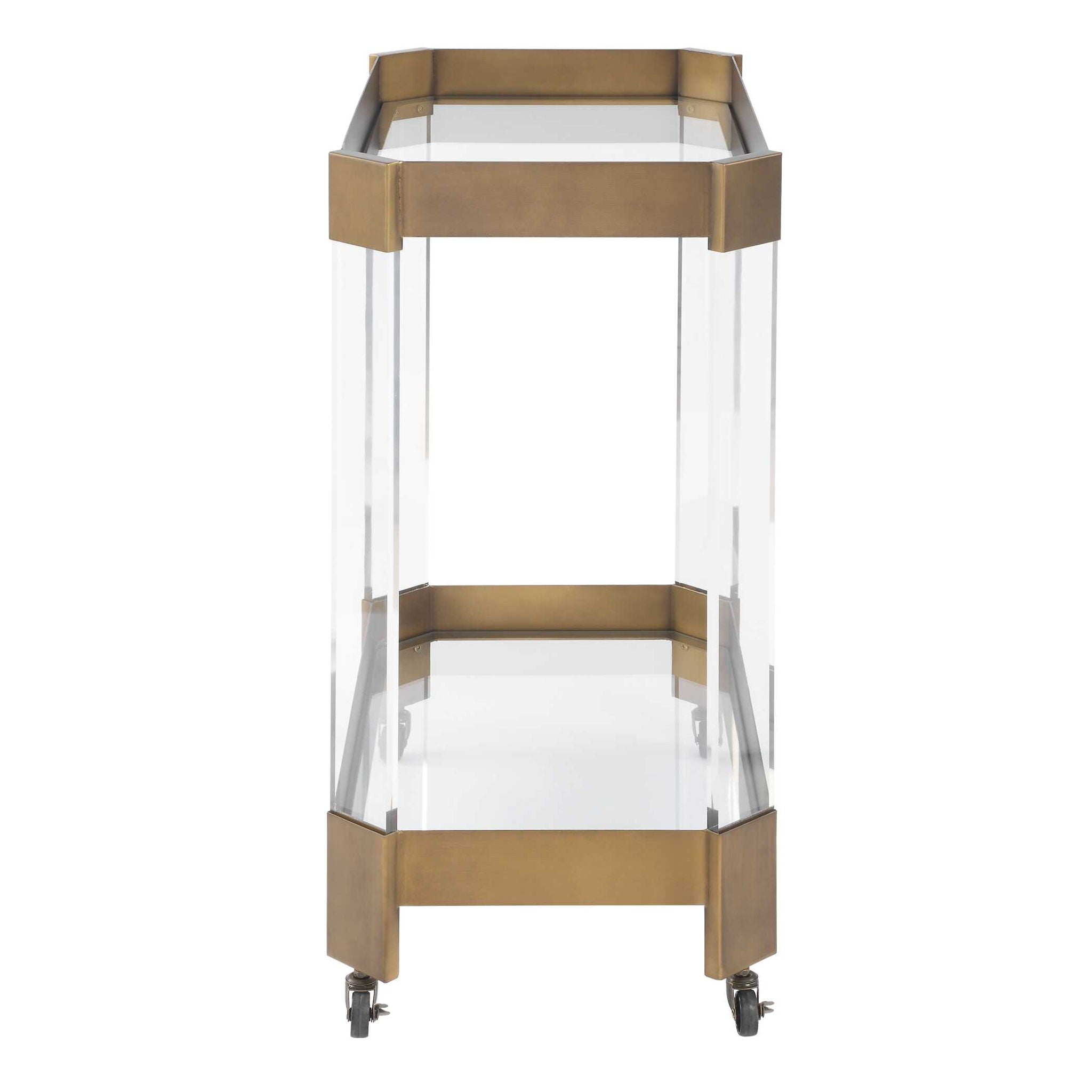 Giselle - Bar Cart - Bronze