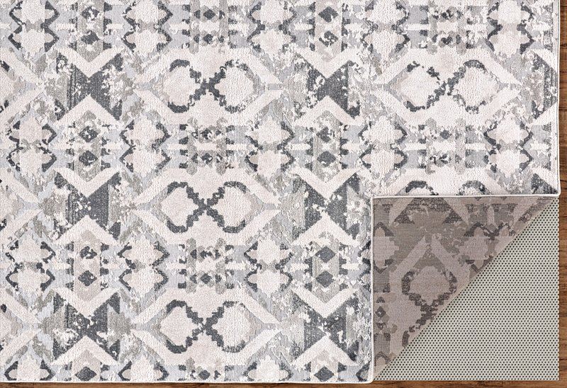 PRASAD Collection - 3893F Gray/Ivory