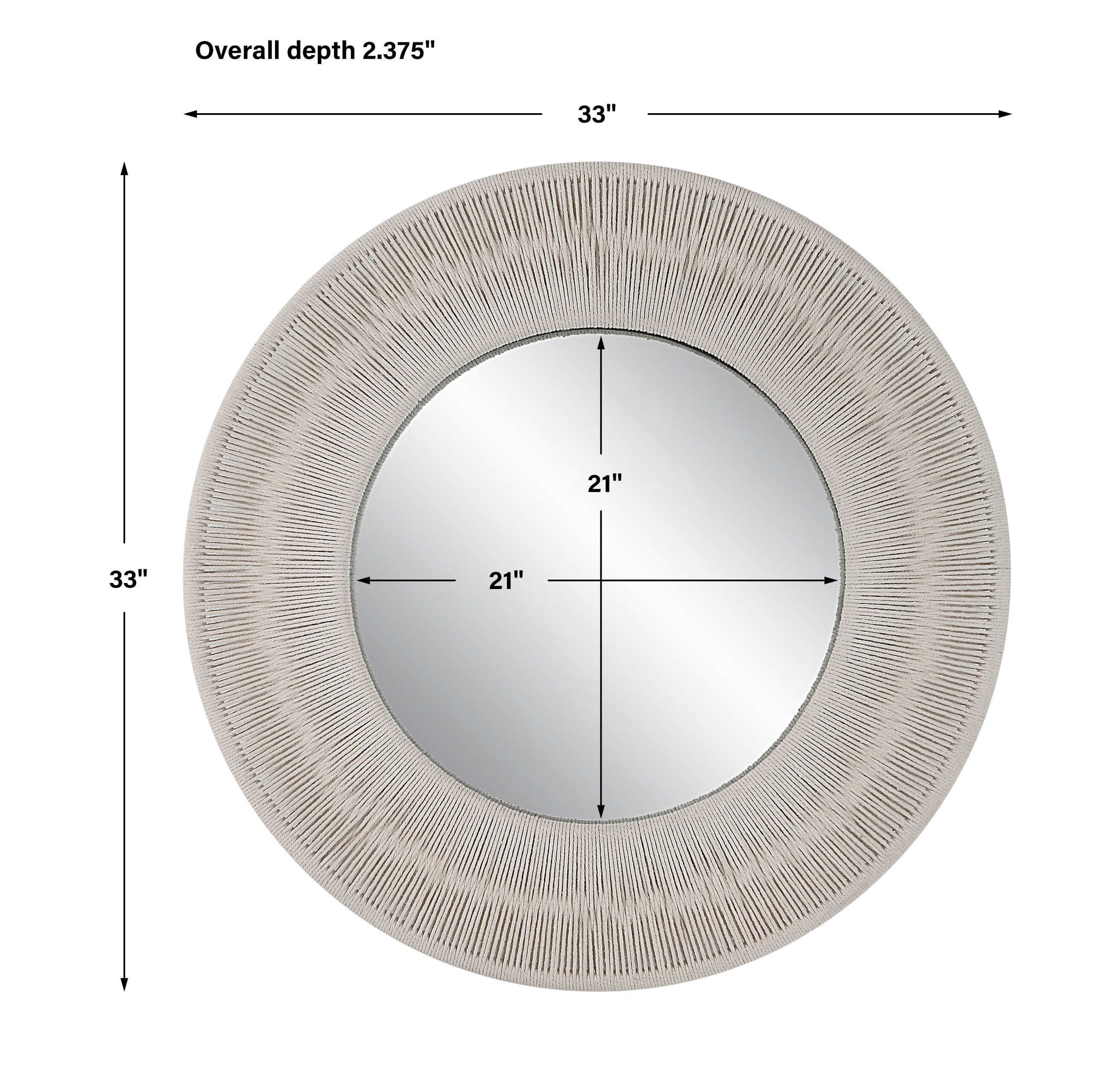 Sailor's Knot - Round Mirror