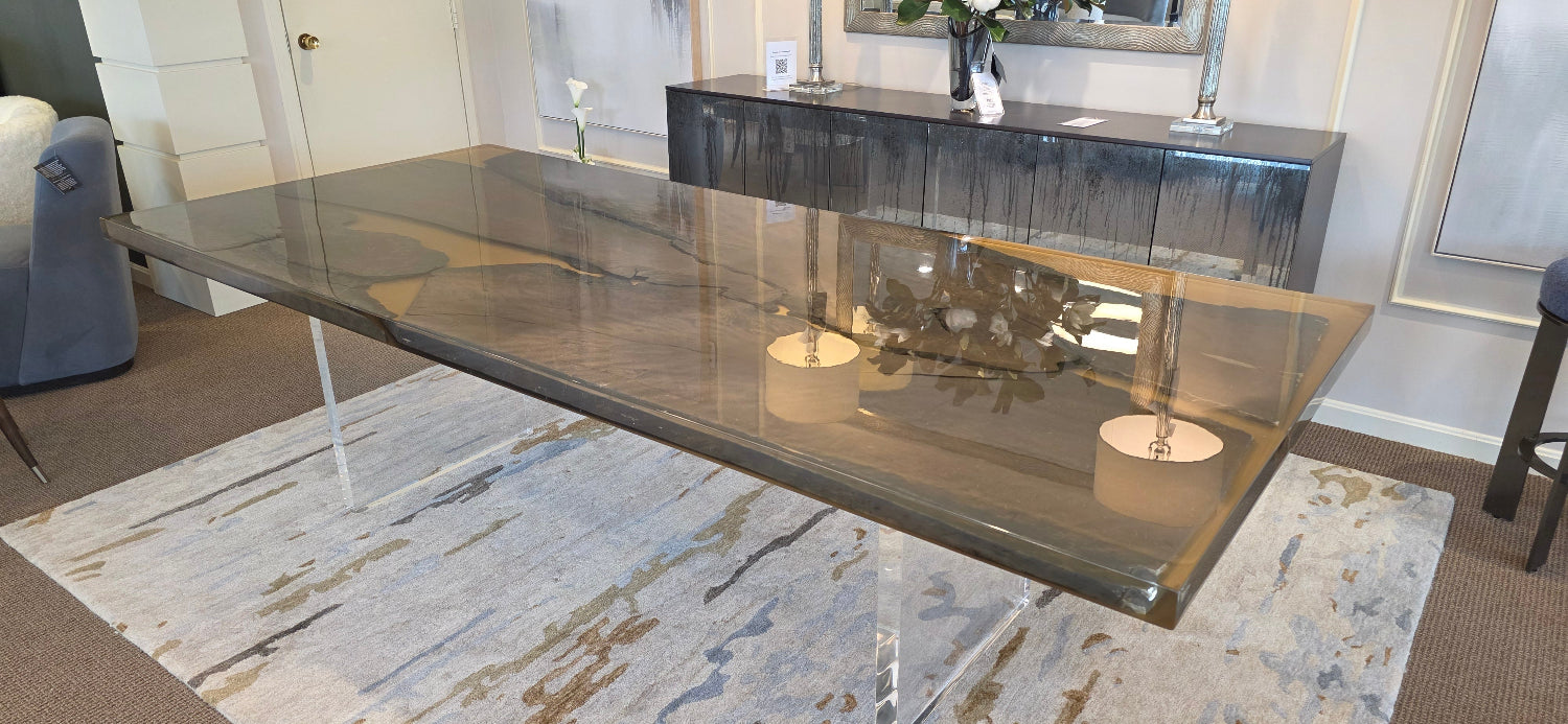 Glacial Collector’s Piece — One-of-One Dining Table
