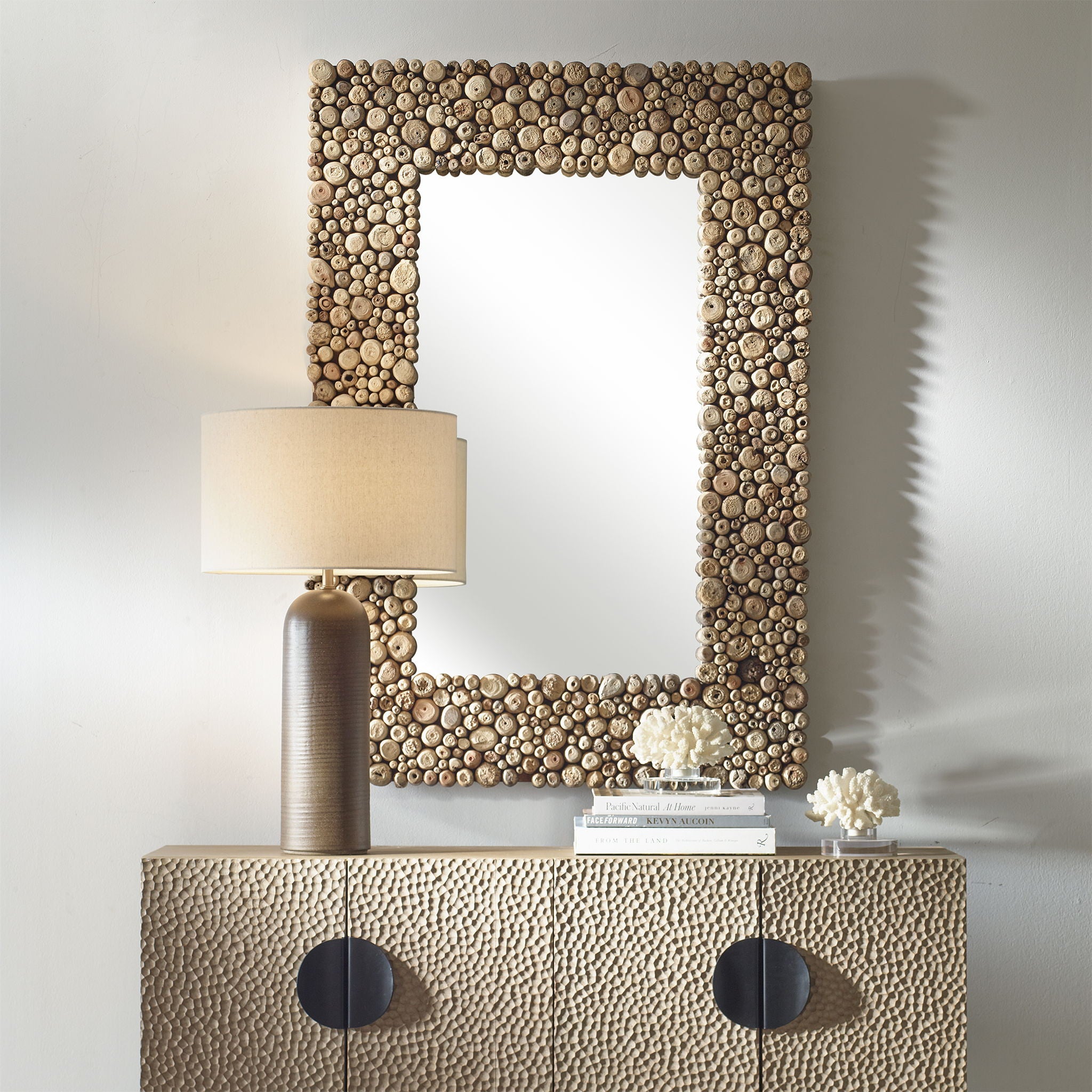 Timberwood - Rectangular Mirror - Light Brown