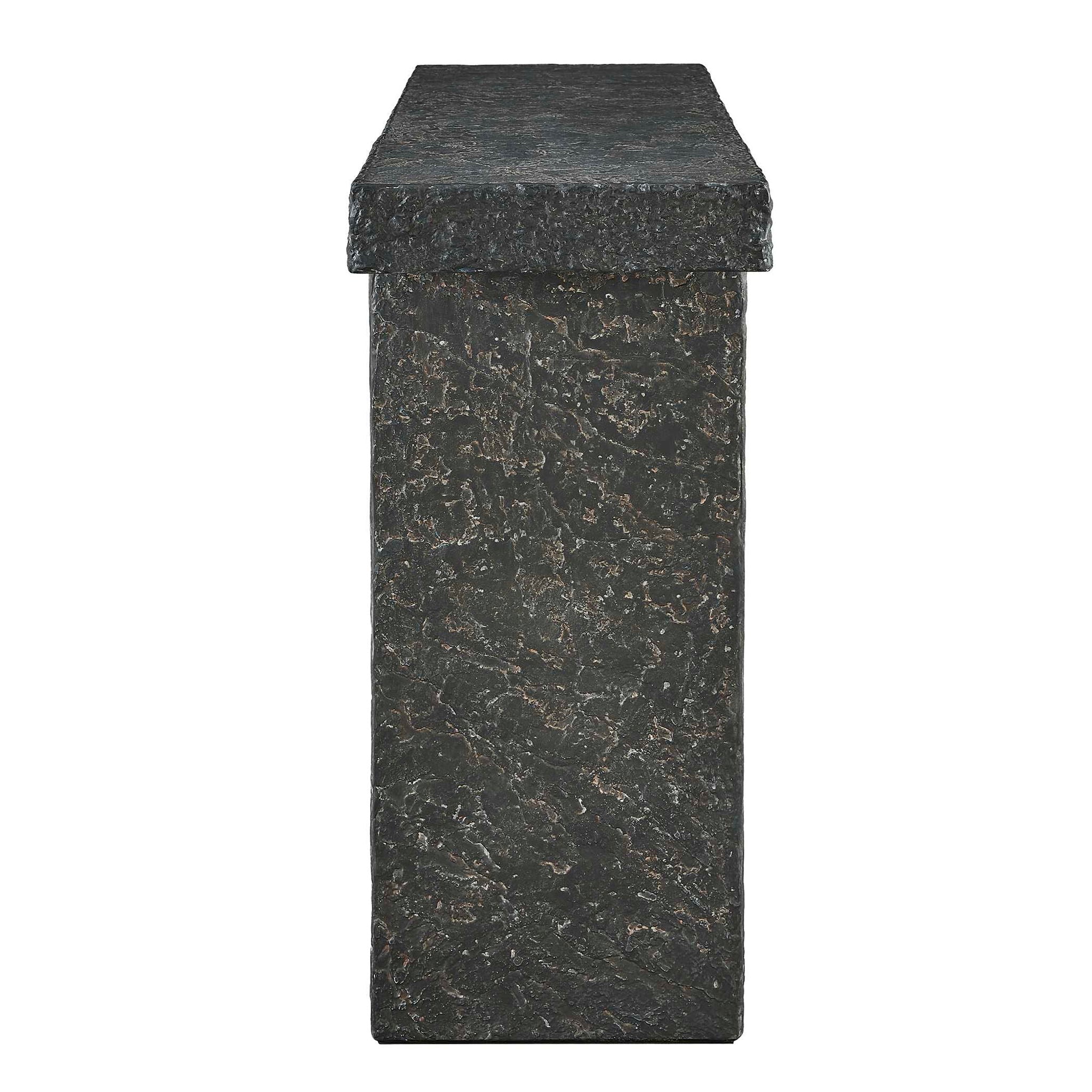 Hagan - Indoor-Outdoor Console Table - Slate