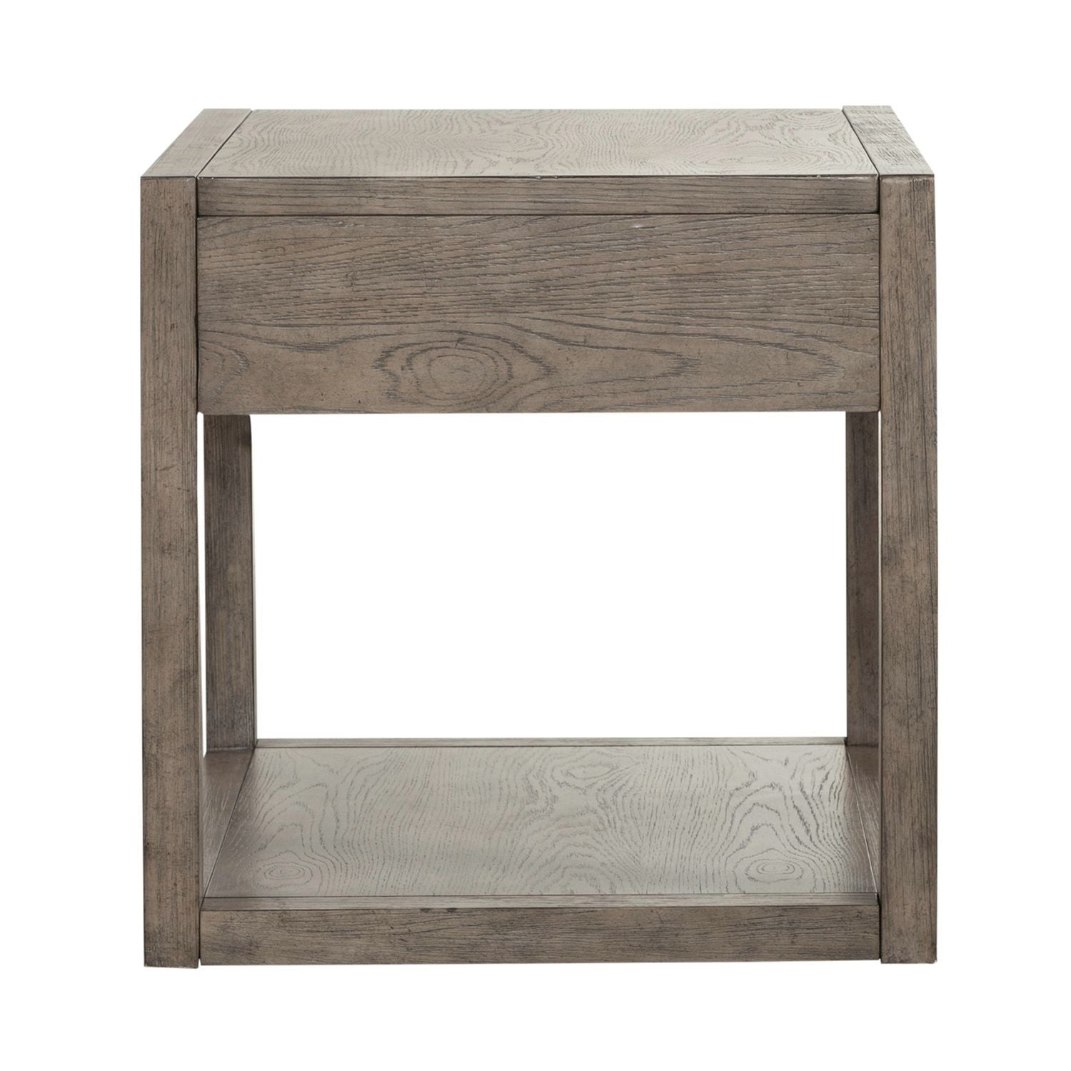 Bartlett Field - End Table - Dusty Taupe