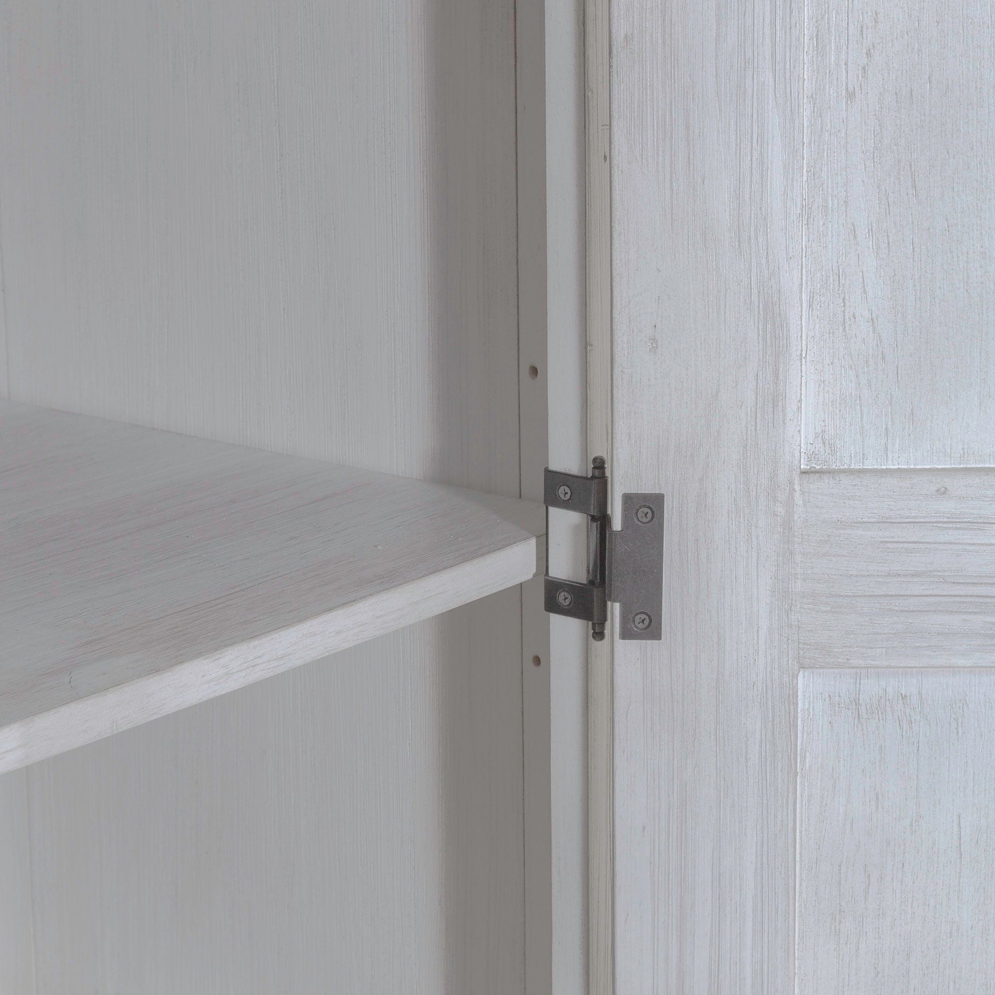 River Place - Armoire - Riverstone White & Tobacco