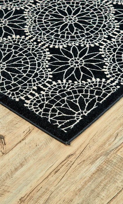 AZERI Collection - 3843F Black/Ecru