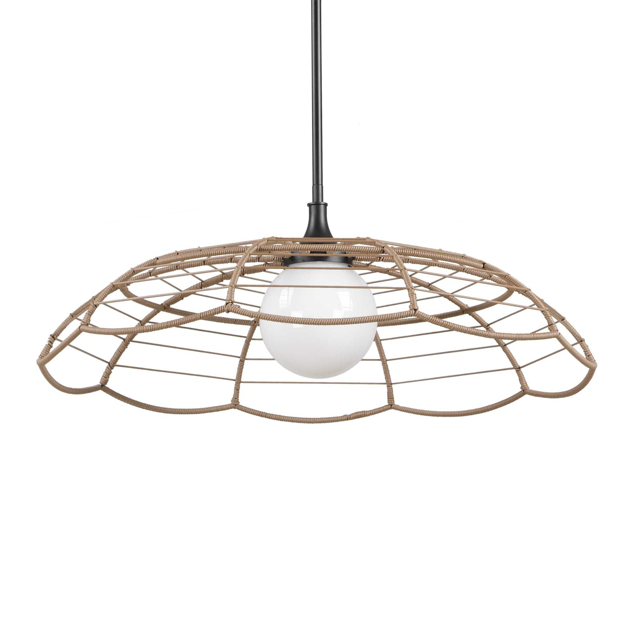 Lakeside - Indoor-Outdoor 1 Light Pendant - Black