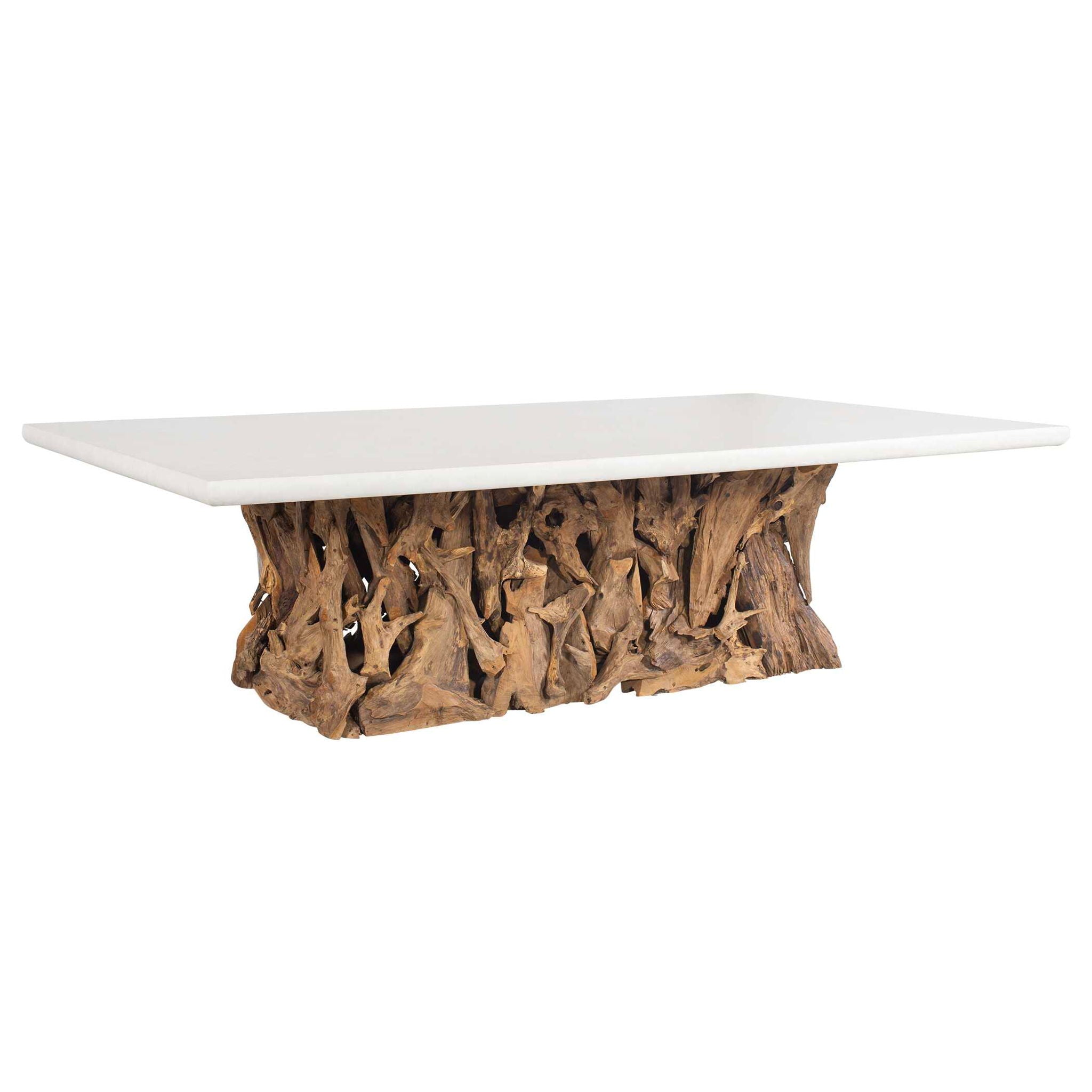 Stonewood - Indoor-Outdoor Ping-Pong Dining Table - White / Woodtone