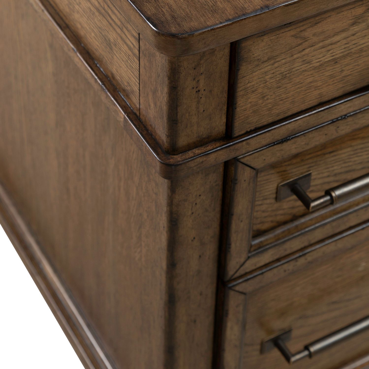 Carolina Park - Jr Executive Desk - Amber Brown