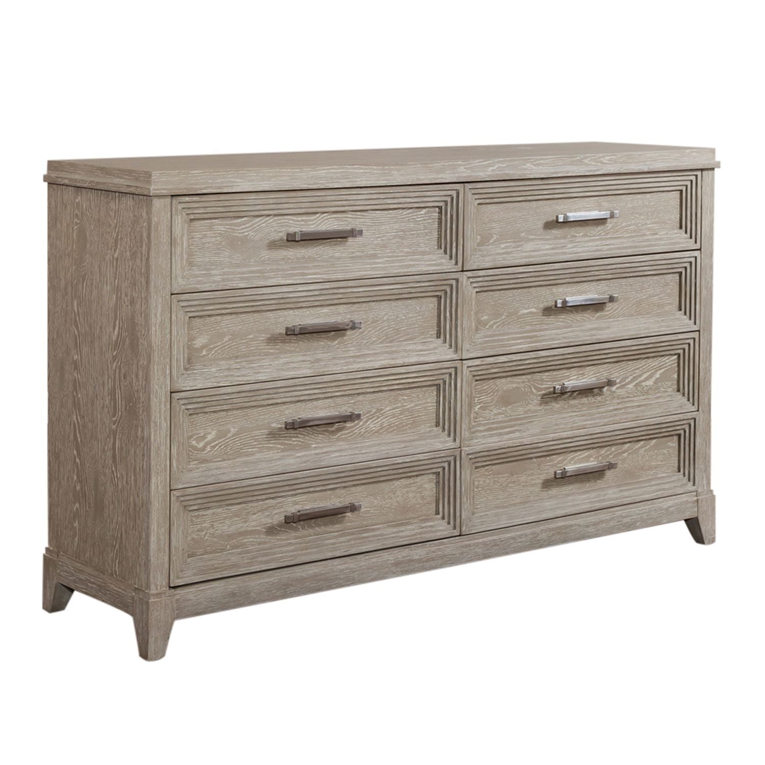 Belmar - 8 Drawer Dresser - Washed Taupe