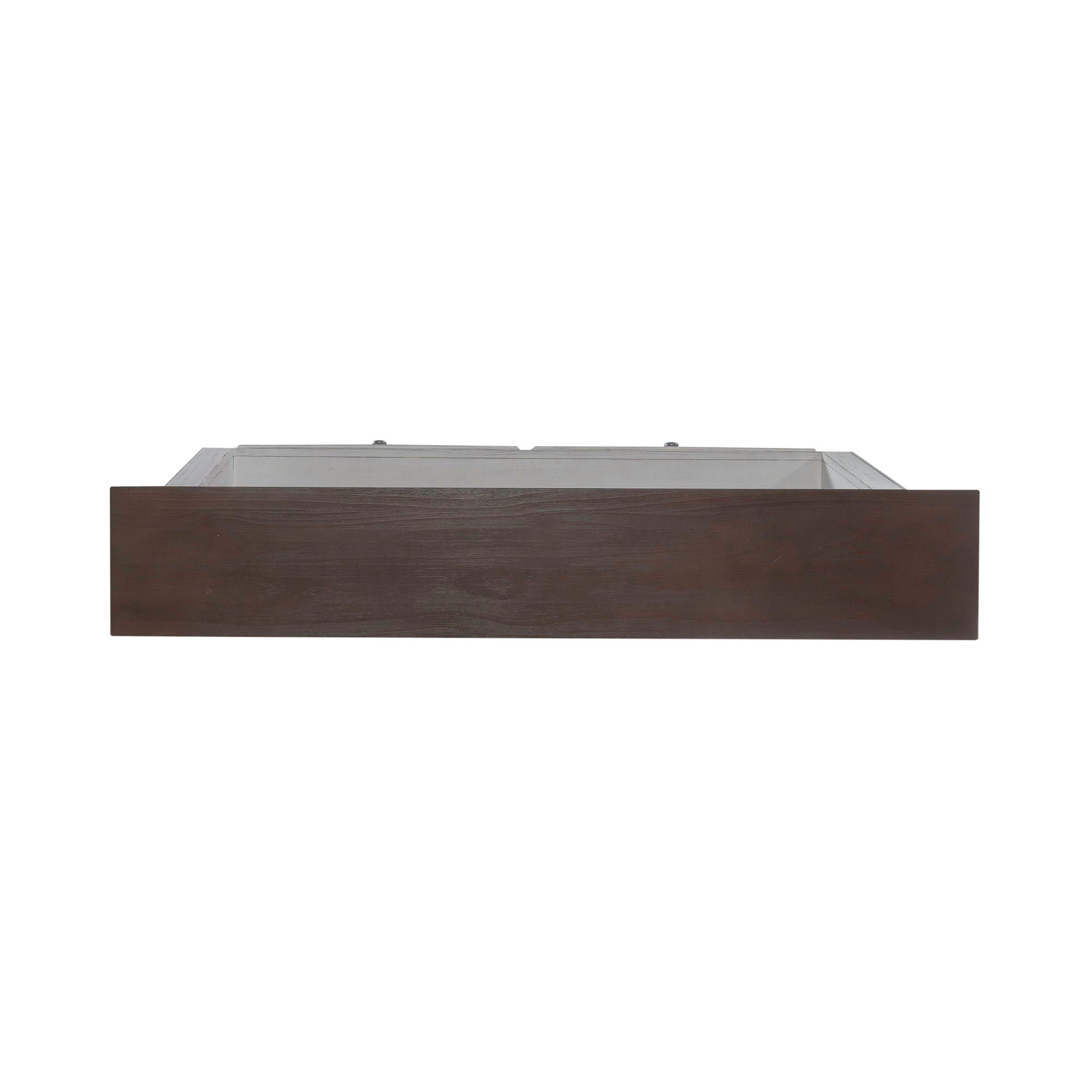River Place - Angled Server Hutch - Riverstone White & Tobacco
