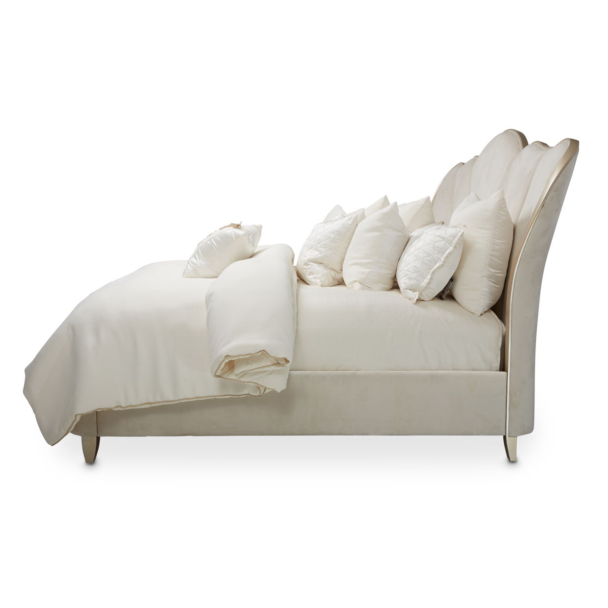 Villa Cherie - Channel Tufted Bed