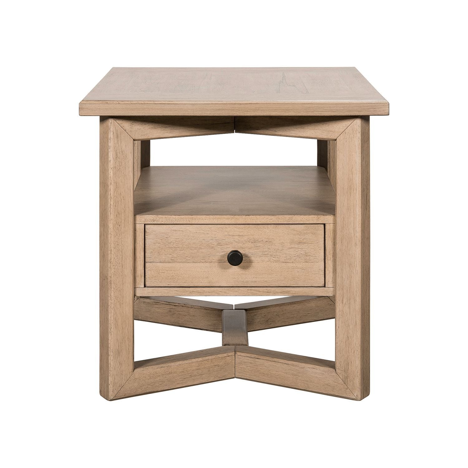 Proximity Place - Rectangular End Table - Barley Buff