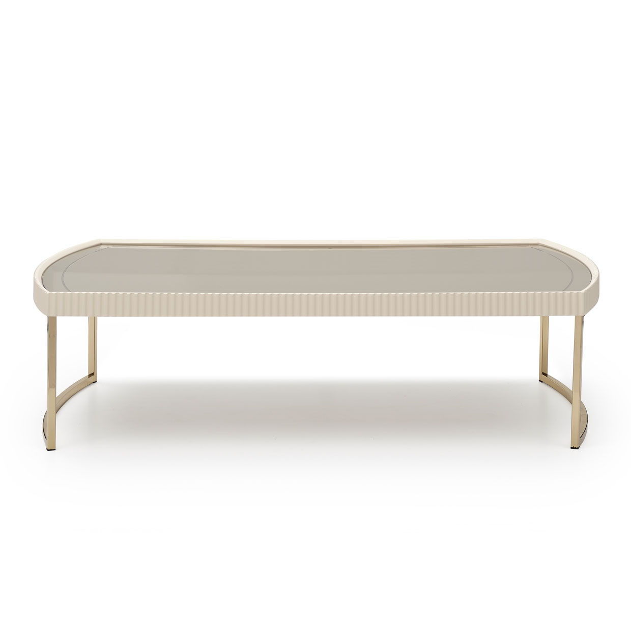 Lisbon - Cocktail Table - Silken Matte Cream