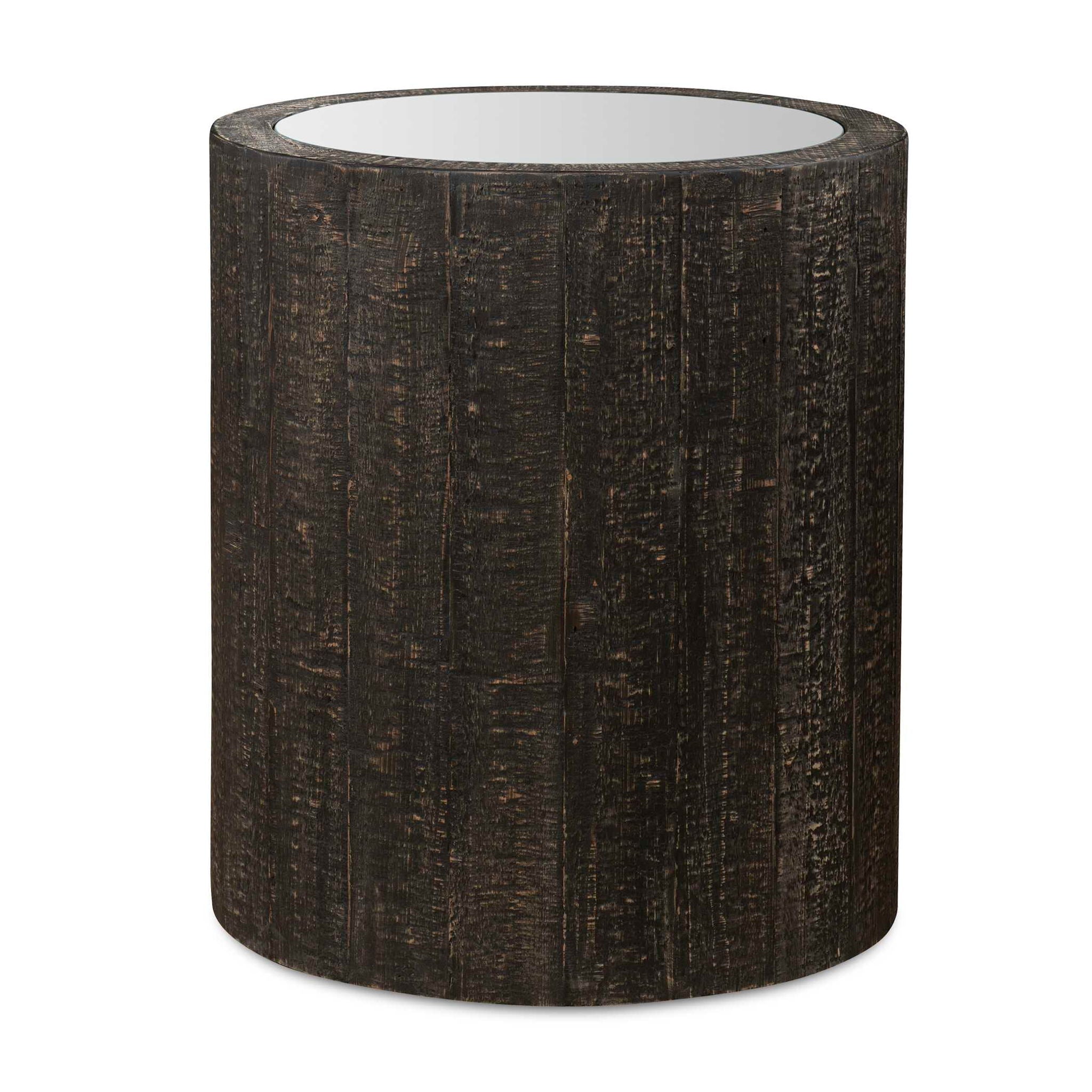 Sequoia - Mirrored Drum Table