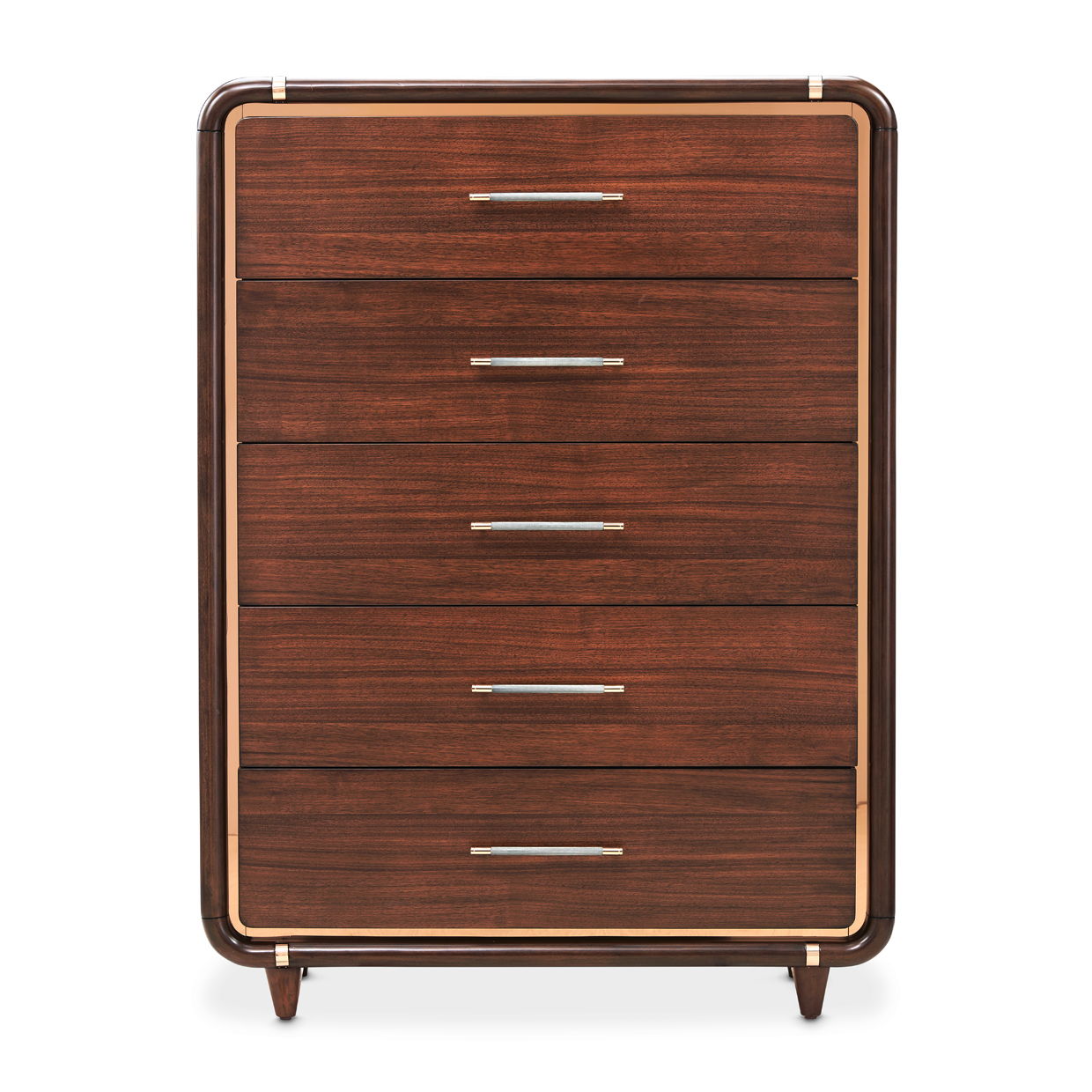 Mason Park - 5-Drawer Gentlemen's Chest - Umber