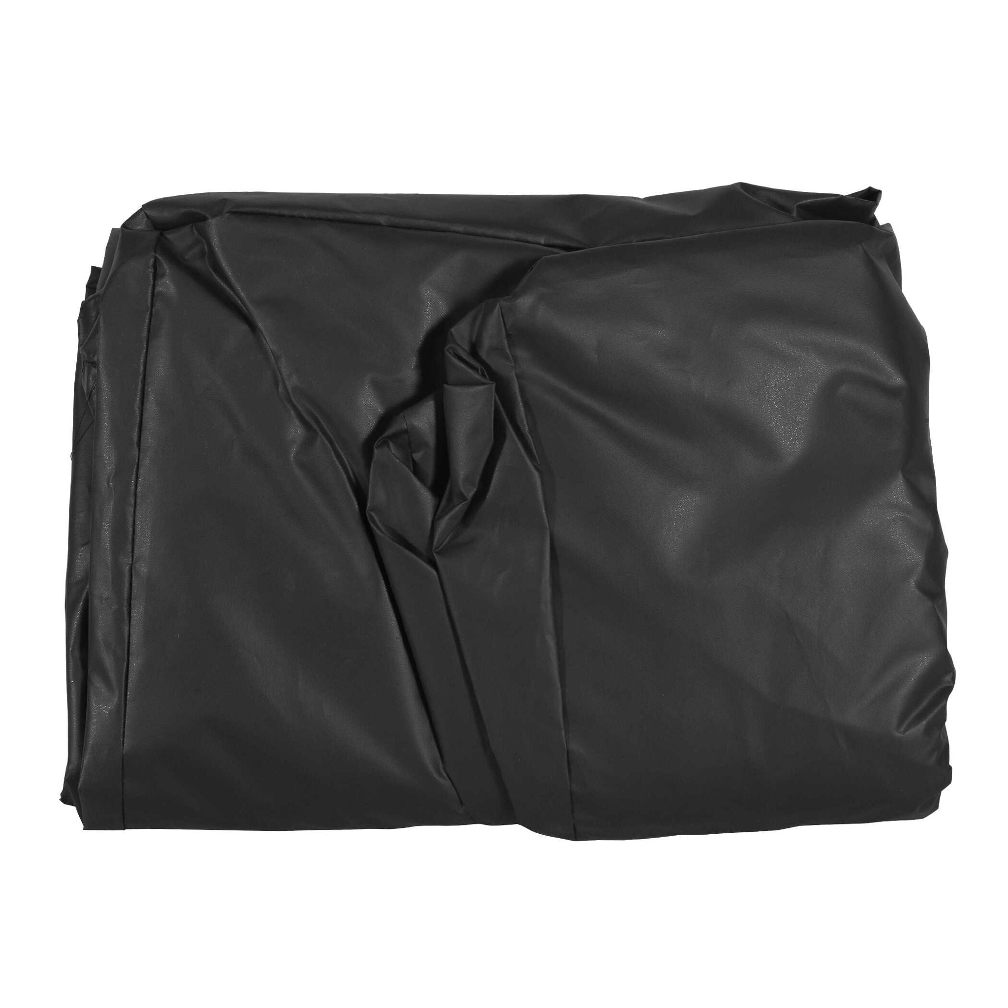 Outdoor Cover - Round Dining Set Cover - Black