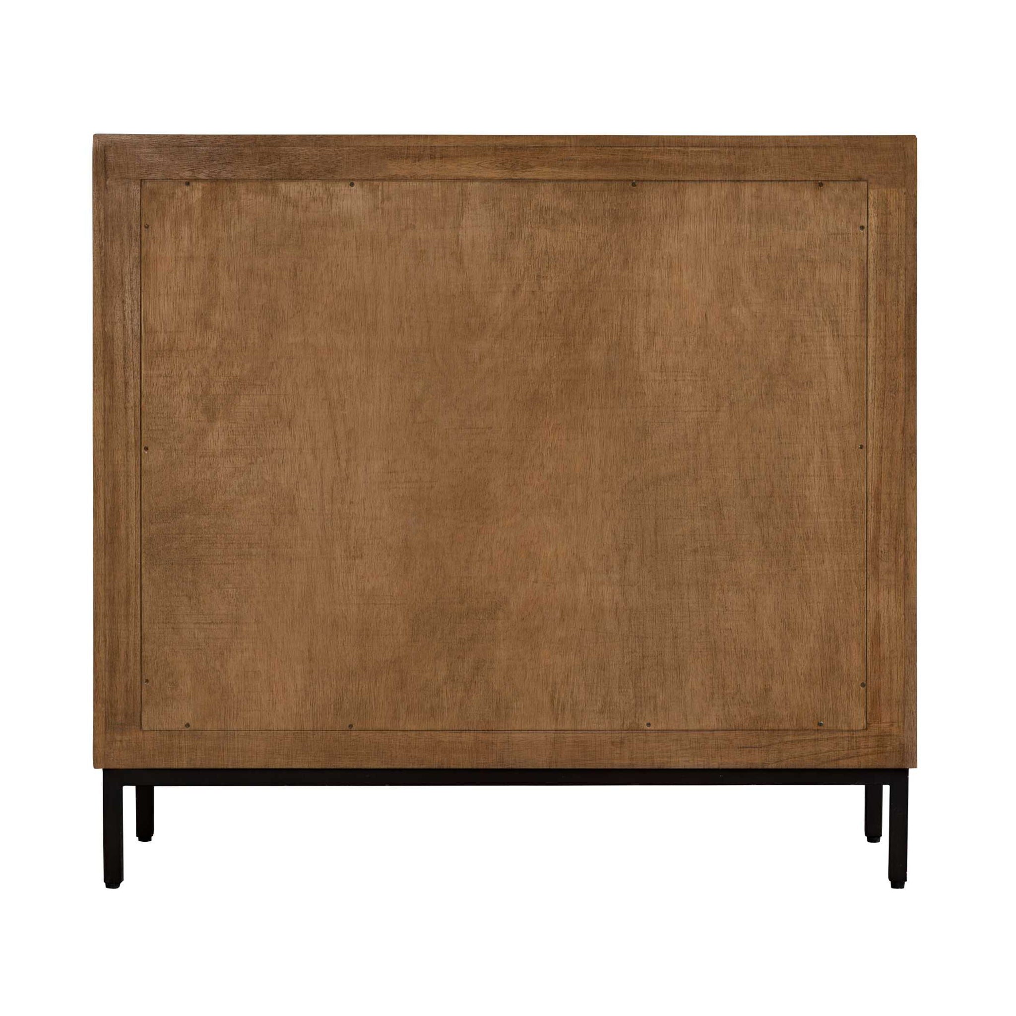 Bottom Line - 2 Door Wood Cabinet - Woodtone