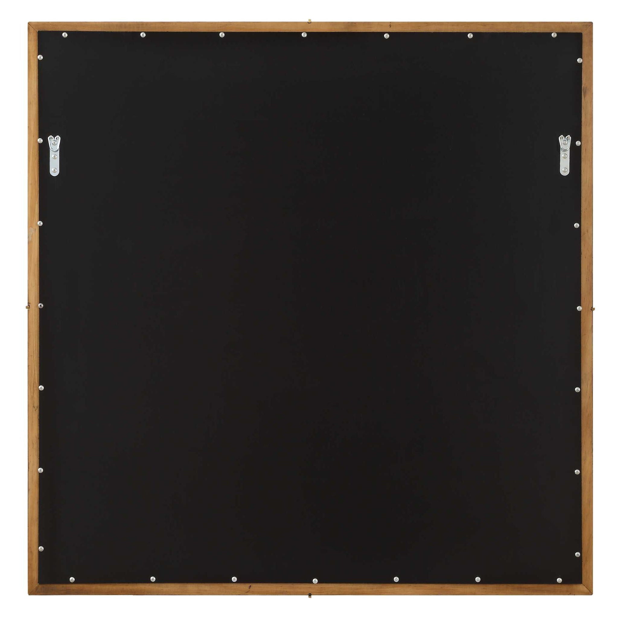Garonne - Square Walnut Mirror